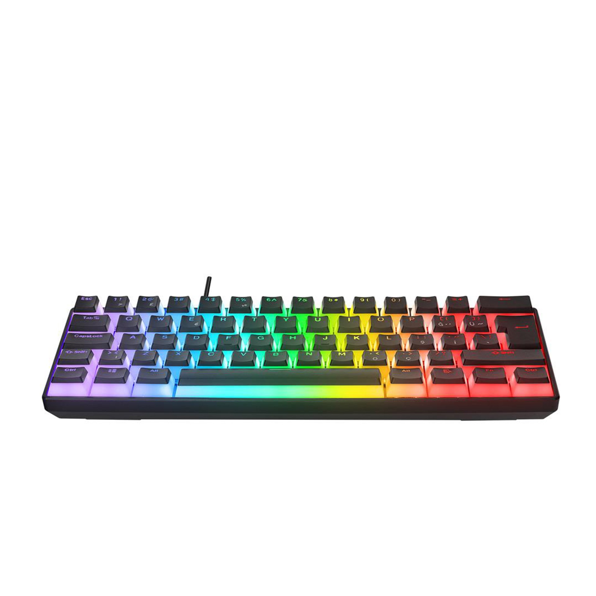 Everest Briar Siyah Type-C Rgb Q Mekanik Red Switch Oyuncu Klavyesi