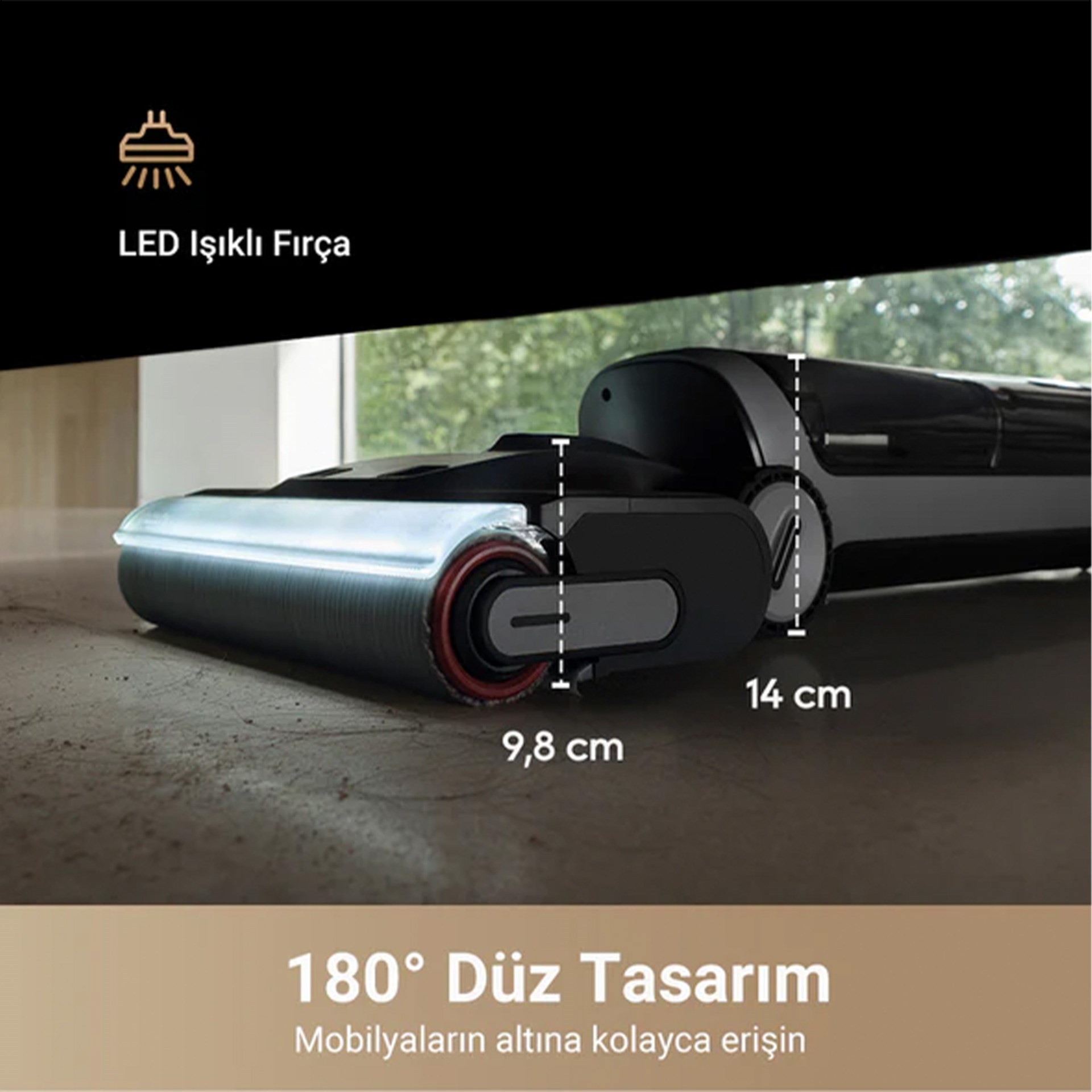 Dreame H14 Dual Akıllı Islak ve Kuru Şarjlı Dikey Süpürge