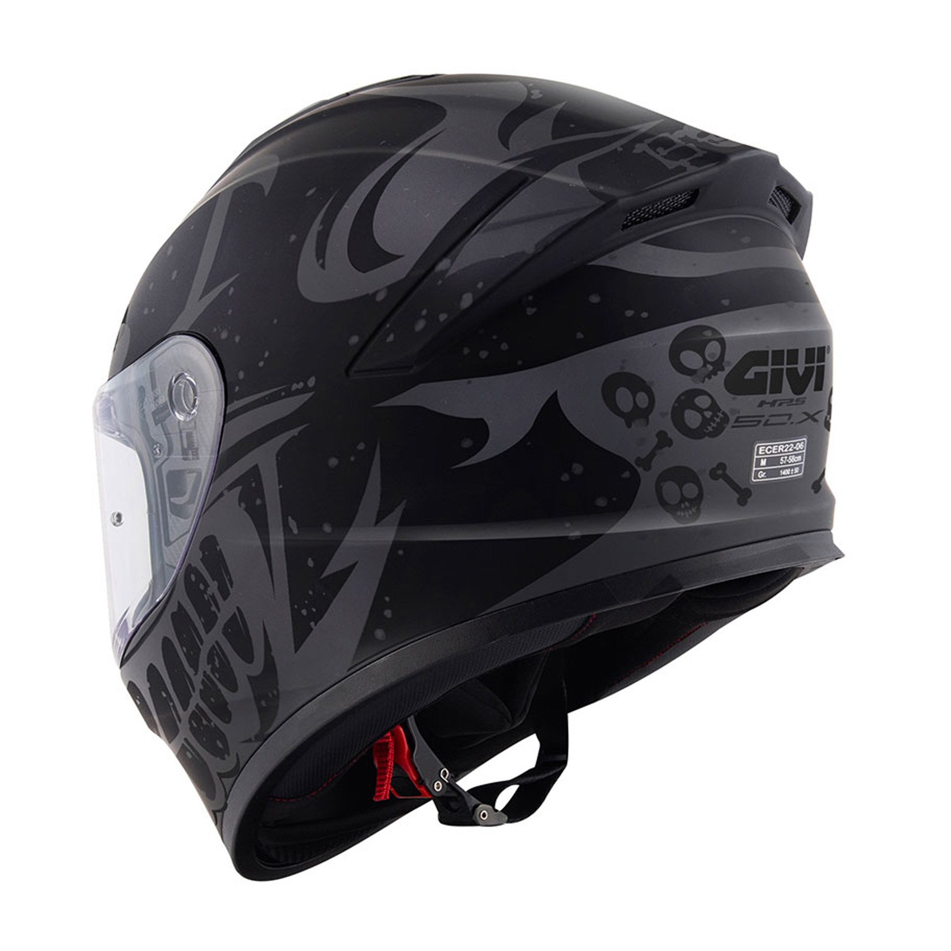 Givi 50.X Bones XL Beden Kask Mat Siyah Gri