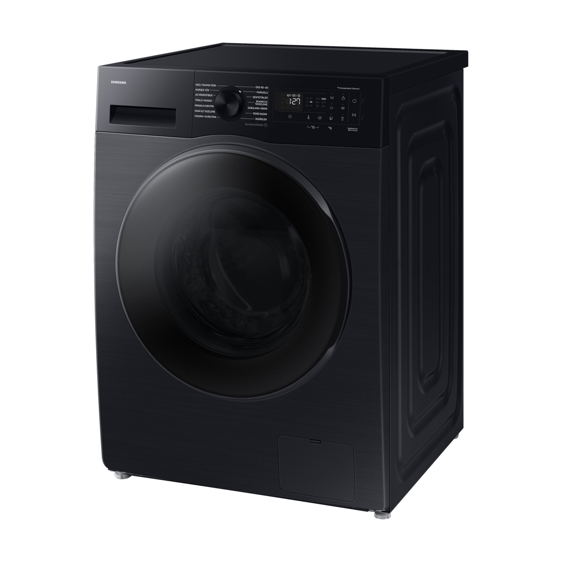 Samsung WD11DG5B15BBAH 11 Kg Yıkama 6 Kg Kurutma 1400 Devir D Sınıf Eco Bubble Kurutmalı Çamaşır Makinesi Siyah