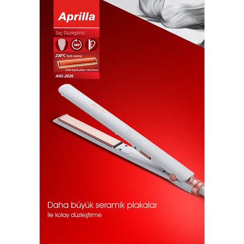 Aprilla AHS-2026 Seramik Saç Düzleştirici | Evkur
