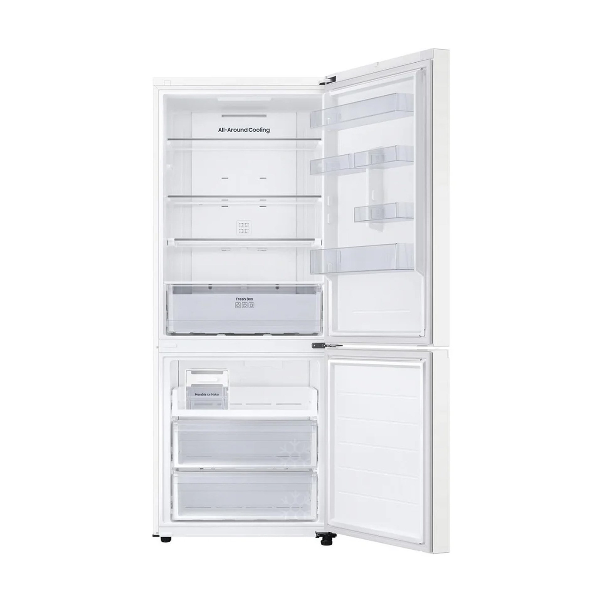 Samsung RB50DG601EWWTR 508 lt E Sınıfı No-Frost Altı Derin Donduruculu Buzdolabı Beyaz