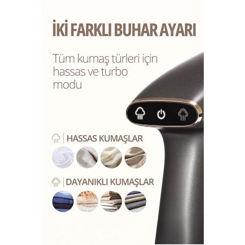 Kiwi KSI-670N Portatif Buharlı Kırışık Giderici | Evkur