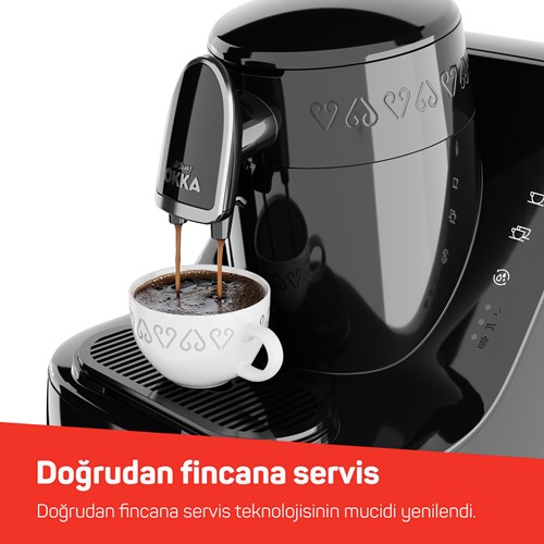 Arzum Okka Elit Türk Kahve Makinesi Siyah-Krom | Evkur