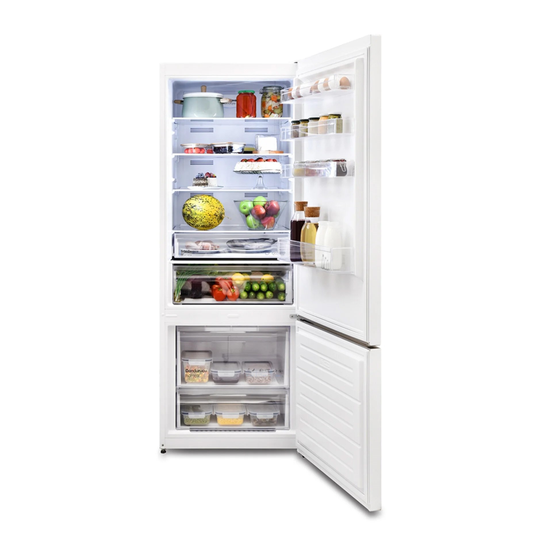 Vestel NFK52011 E Sınıf Net 471 lt Altı Derin Donduruculu Buzdolabı Beyaz