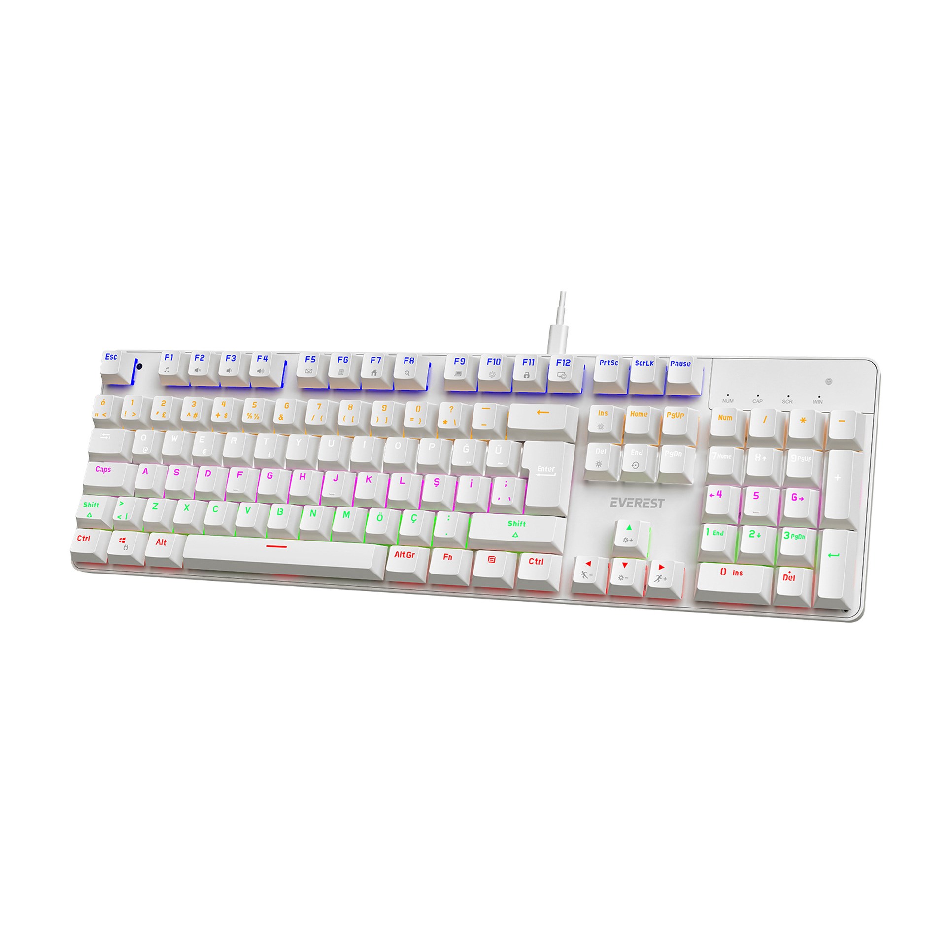 Everest Lumos KB-MK1 Red Switch Kablolu Mekanik Oyuncu Klavyesi
