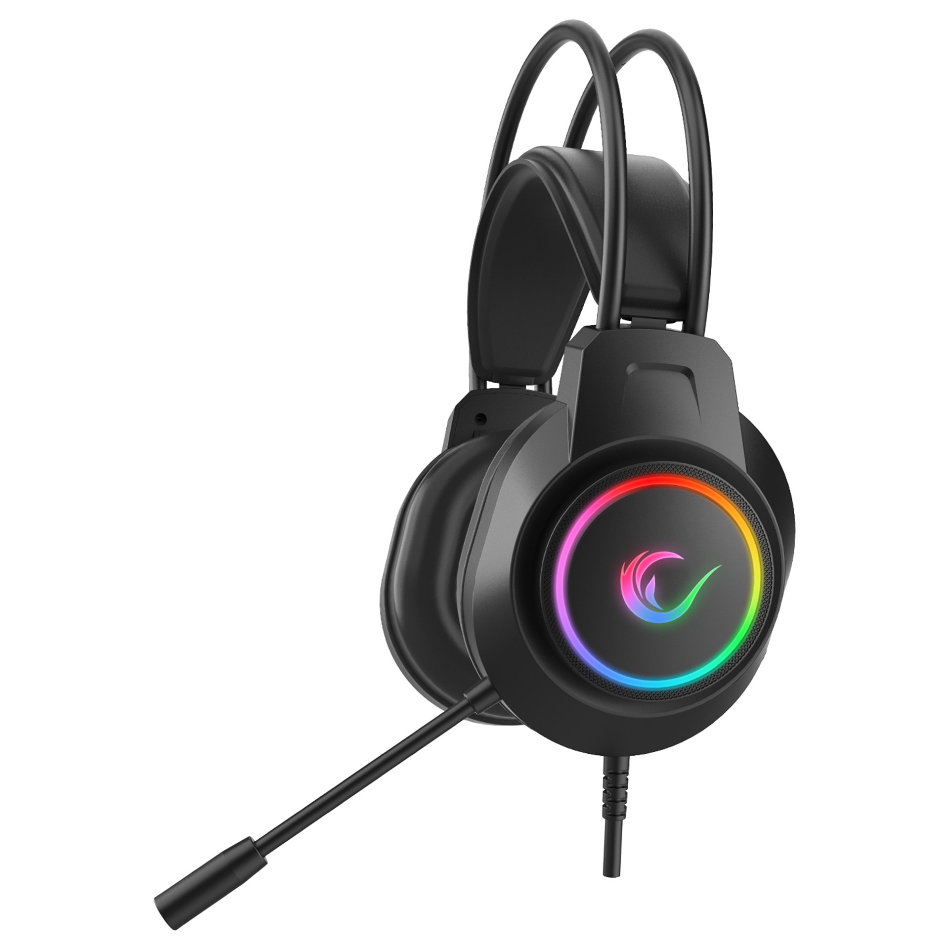 Rampage RM-K55 Kipchak Siyah RGB LED 7.1 Gaming Mikrofonlu Kulaklık