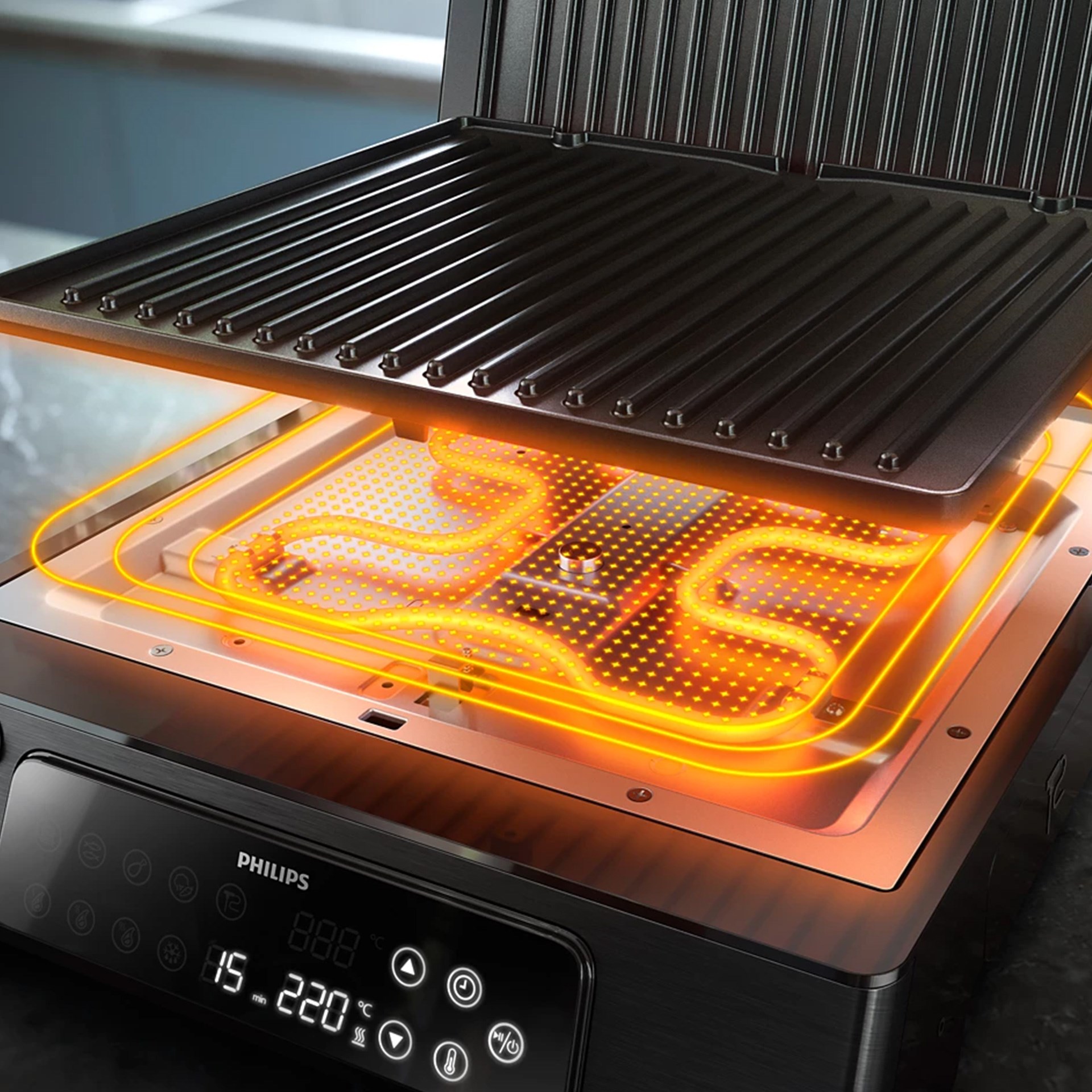 Philips HD6307/70 7000 Serisi Izgaralı Tost Makinesi