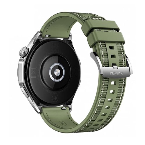 Huawei Watch GT4 - 46MM Yeşil Örgü & Silikon Karışımı Kordon