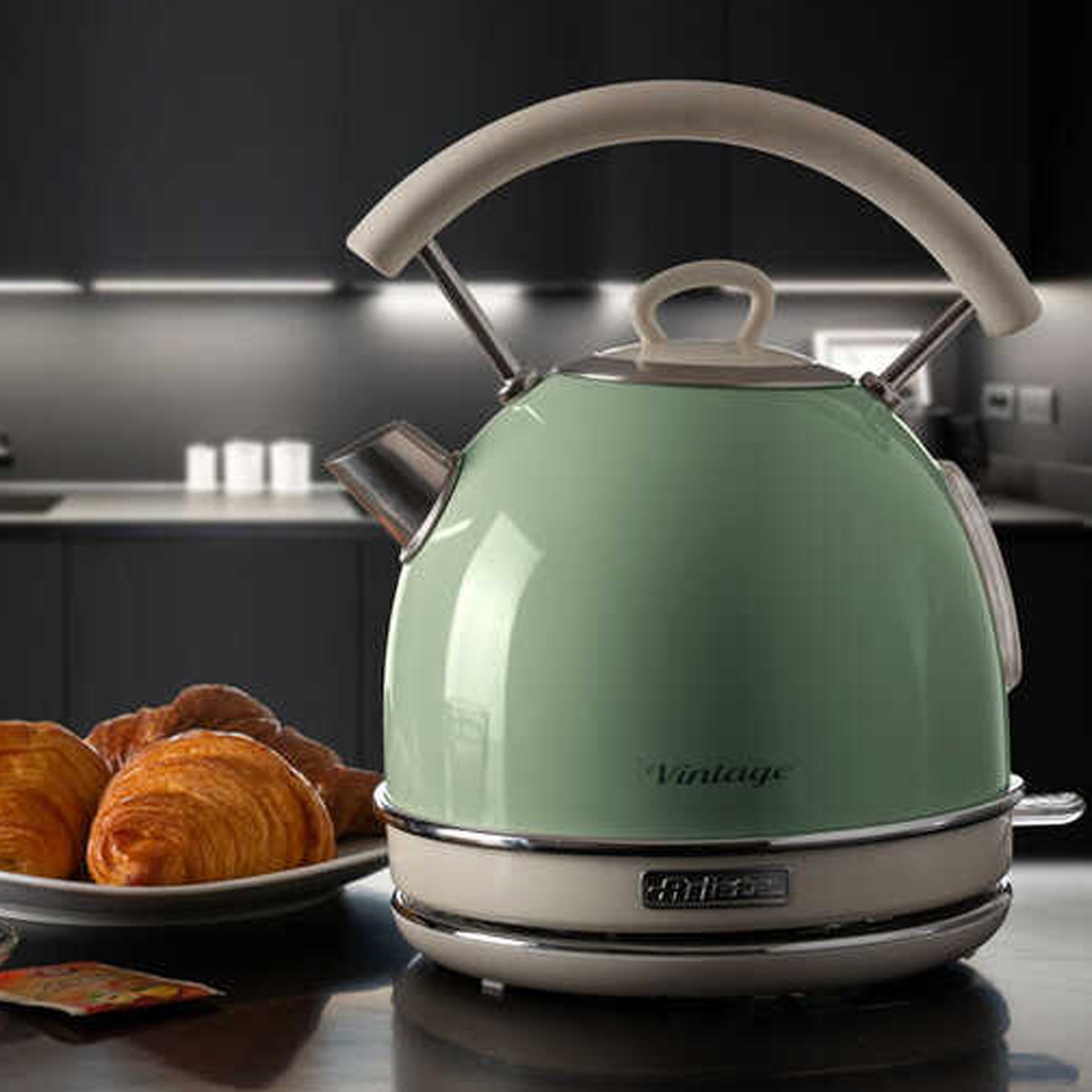 Ariete 2877/04 Vintage Dom Su Isıtıcı Kettle Yeşil