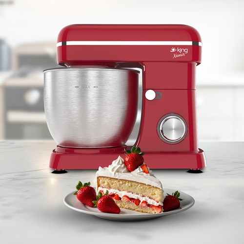 King Ksm 3990 Xamir Stand Mikser 5 Lt Kırmızı | EVKUR