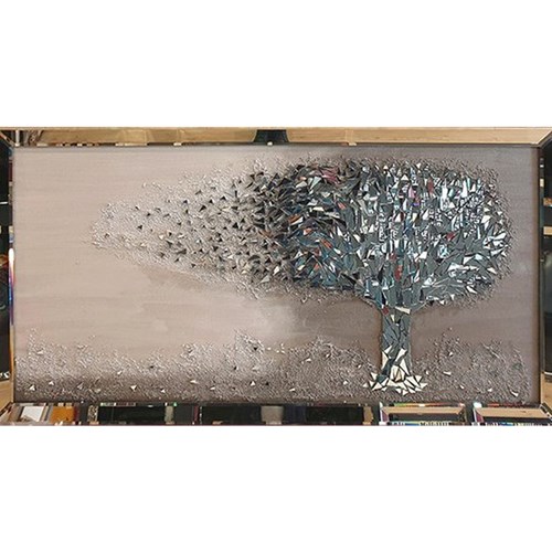 80x155 cm Yağlı Boya Tablo Bej