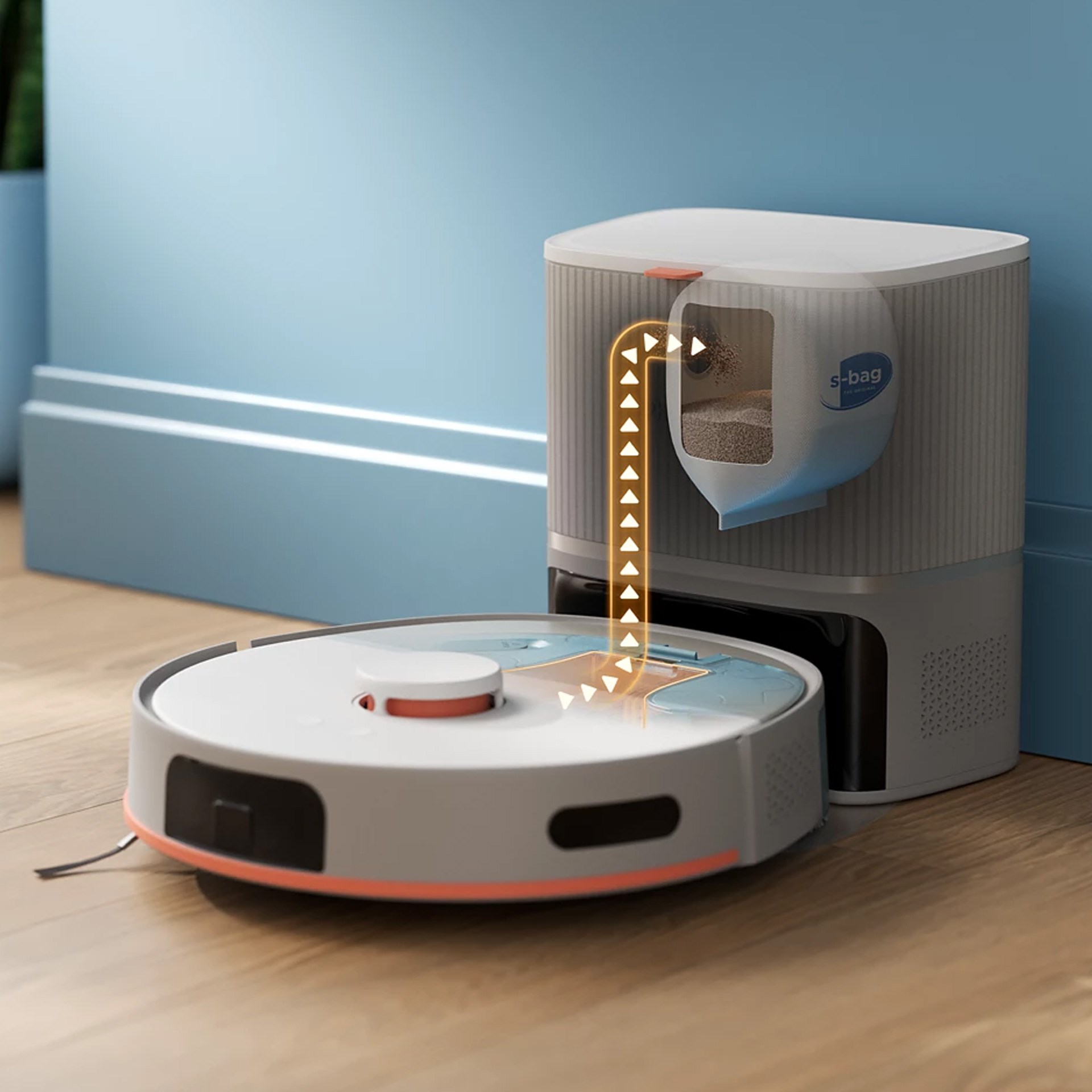 Philips 5000 Serisi Çöp Kovalı Islak ve Kuru Robot Süpürge İpek Beji