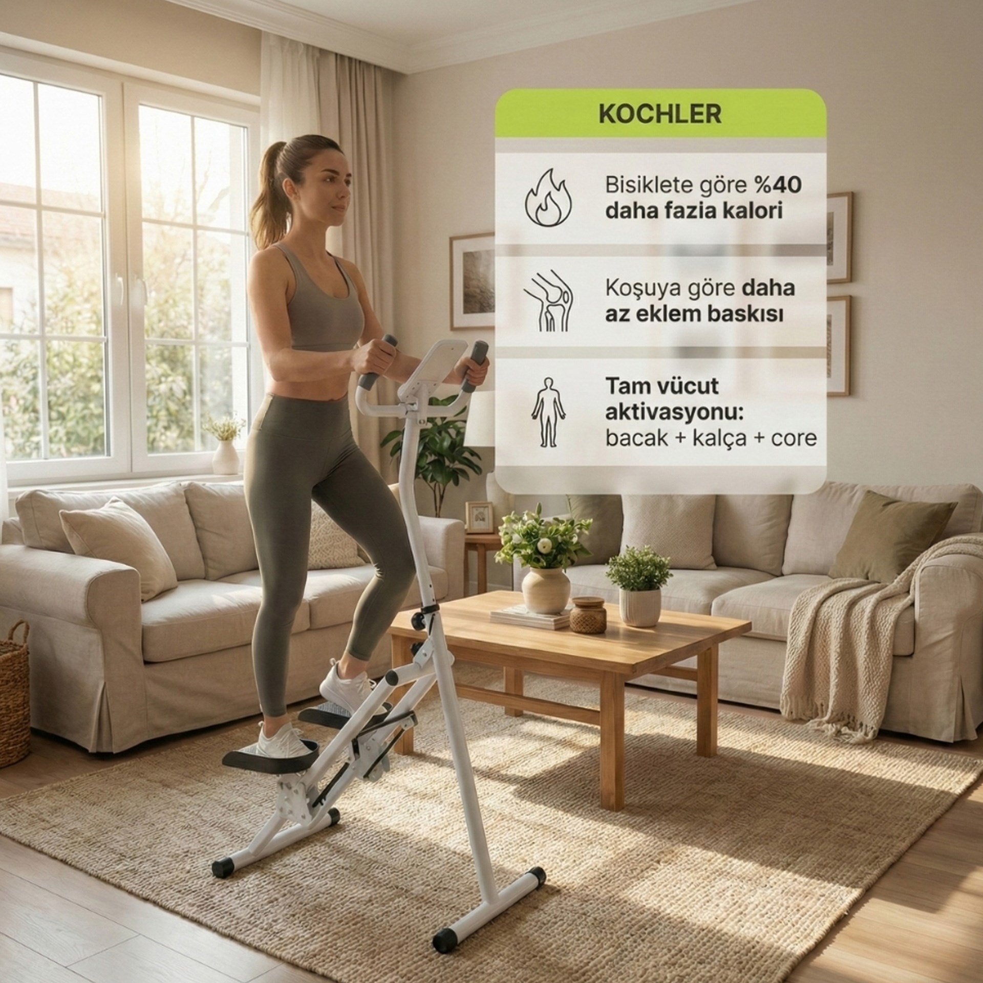 Kochler KCS215 Tırmanma Egzersiz Aleti 2