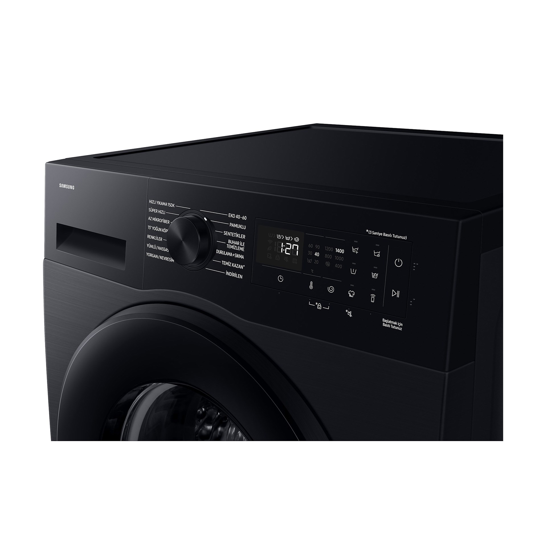 Samsung WW11DG5B25ABAH 11 Kg A Sınıf Eco Bubble Wifi Çamaşır Makinesi Siyah
