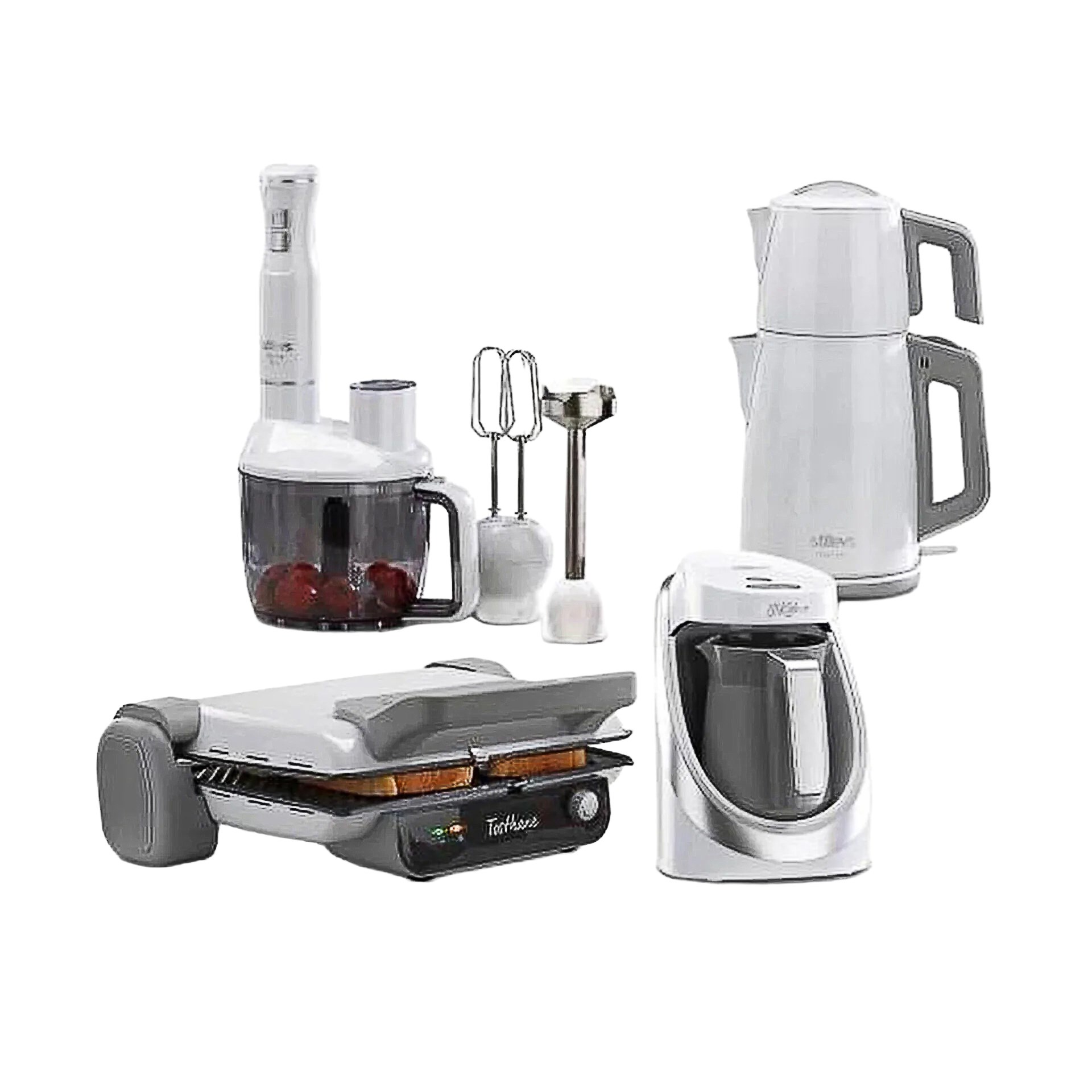 Stilevs White Quartz Serisi 4 Lü Paket - Beyaz (Teşhir Ürünü)