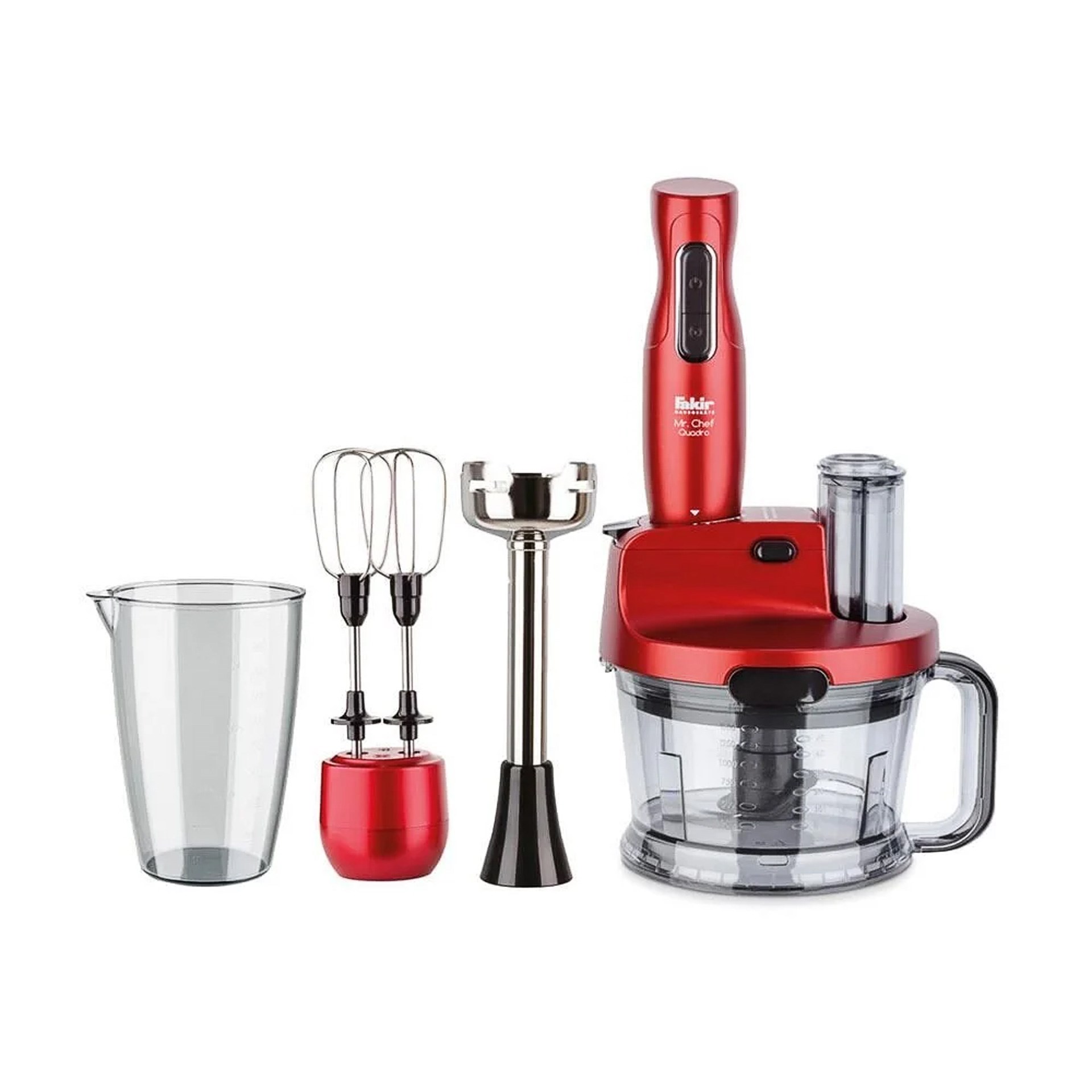 Fakir Mr Chef Quadro Blender Seti Rouge