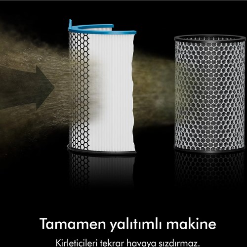 Dyson HushJet Kompakt Hava Temizleyici Beyaz/Gümüş | Evkur