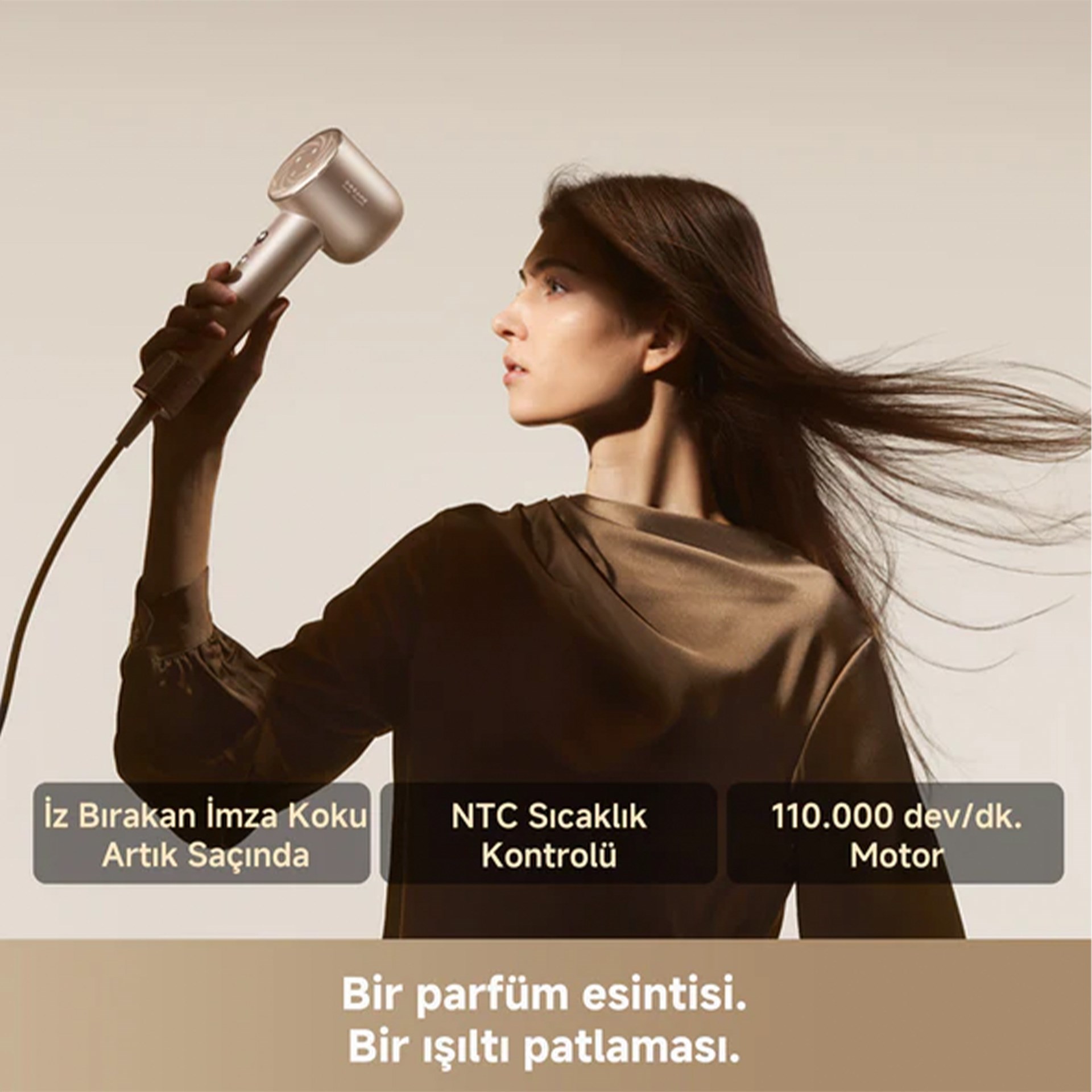 Dreame Glory Mix Gold Saç Kurutma Makinesi Golden