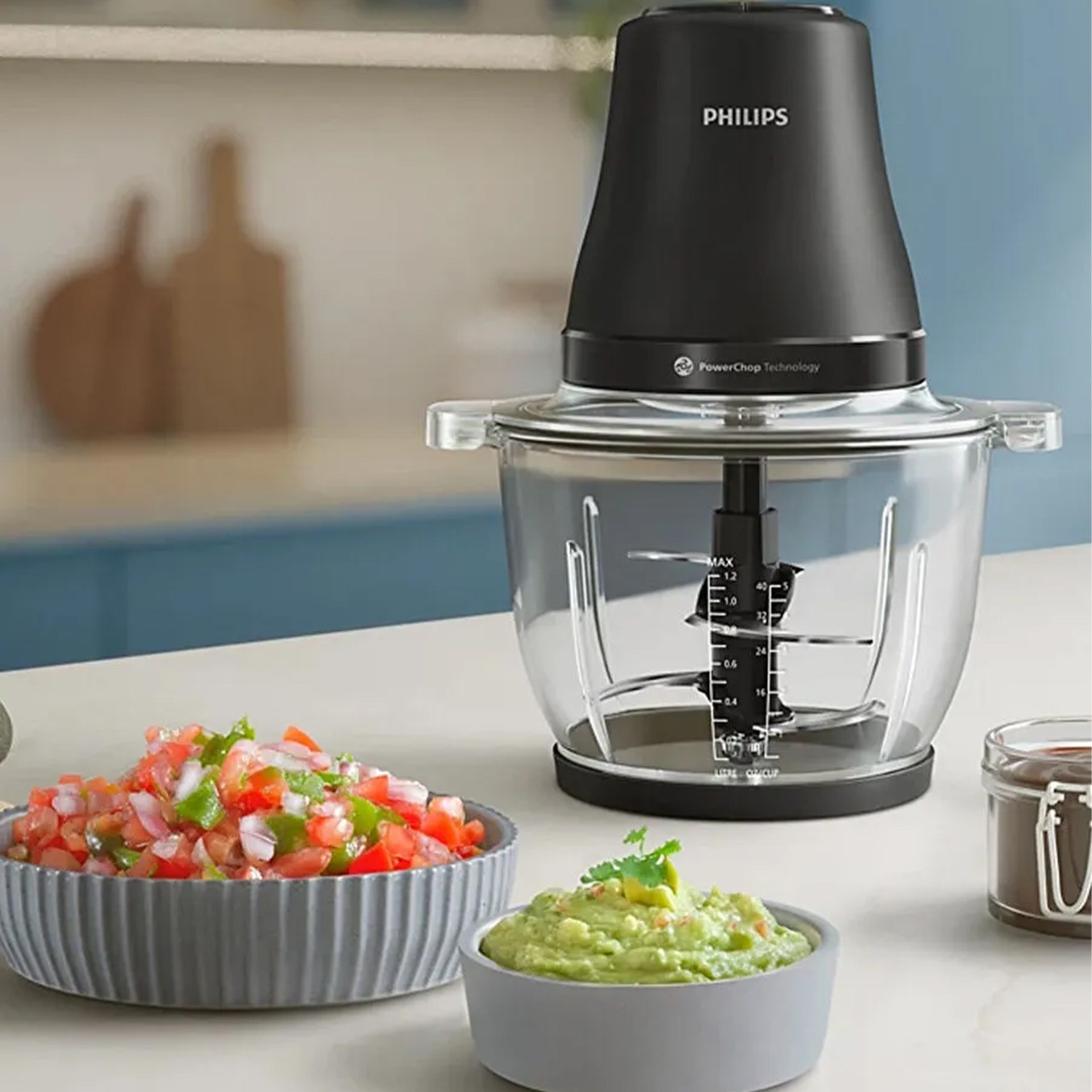 Philips HR1502/00 3000 Serisi Siyah Doğrayıcı