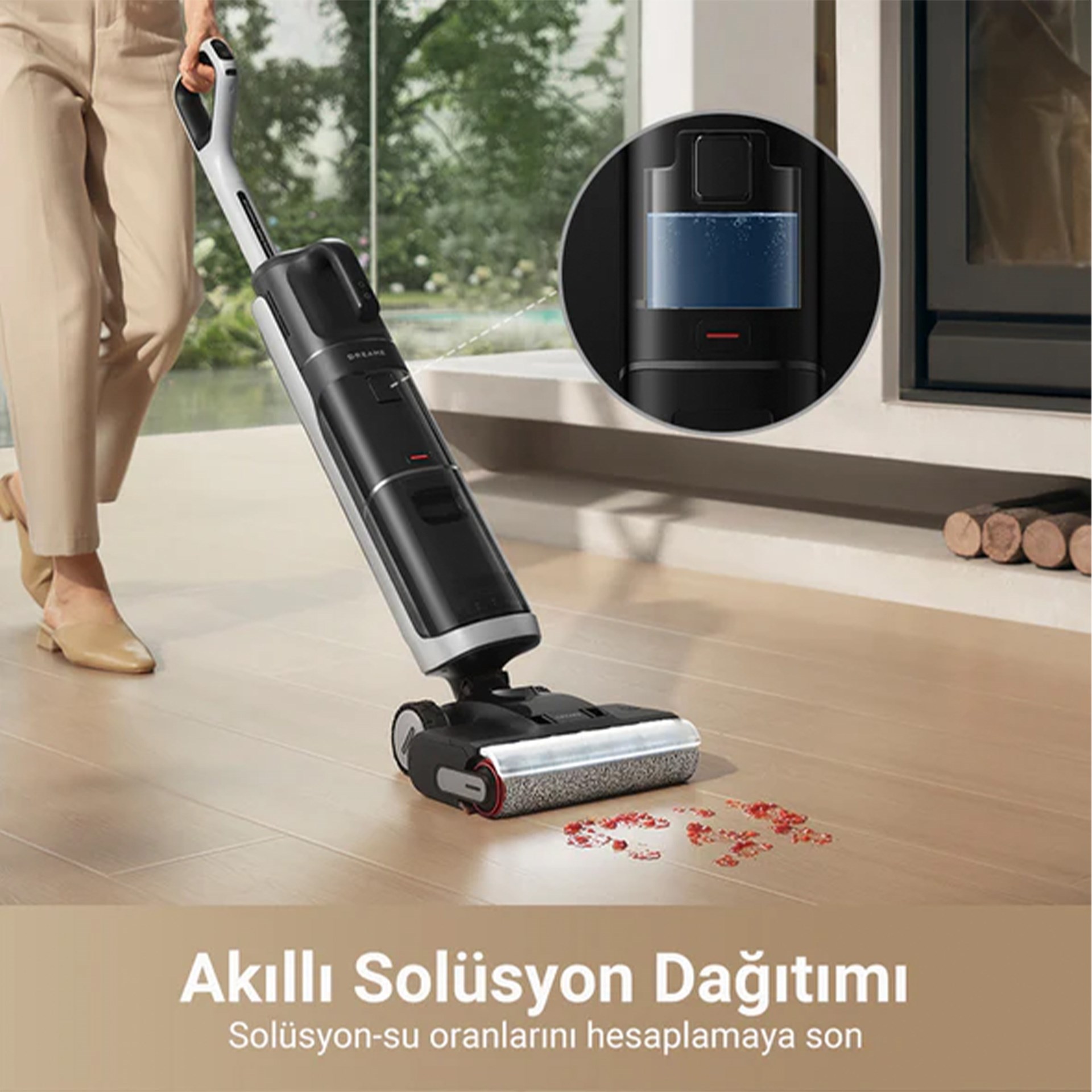 Dreame H14 Dual Akıllı Islak ve Kuru Şarjlı Dikey Süpürge