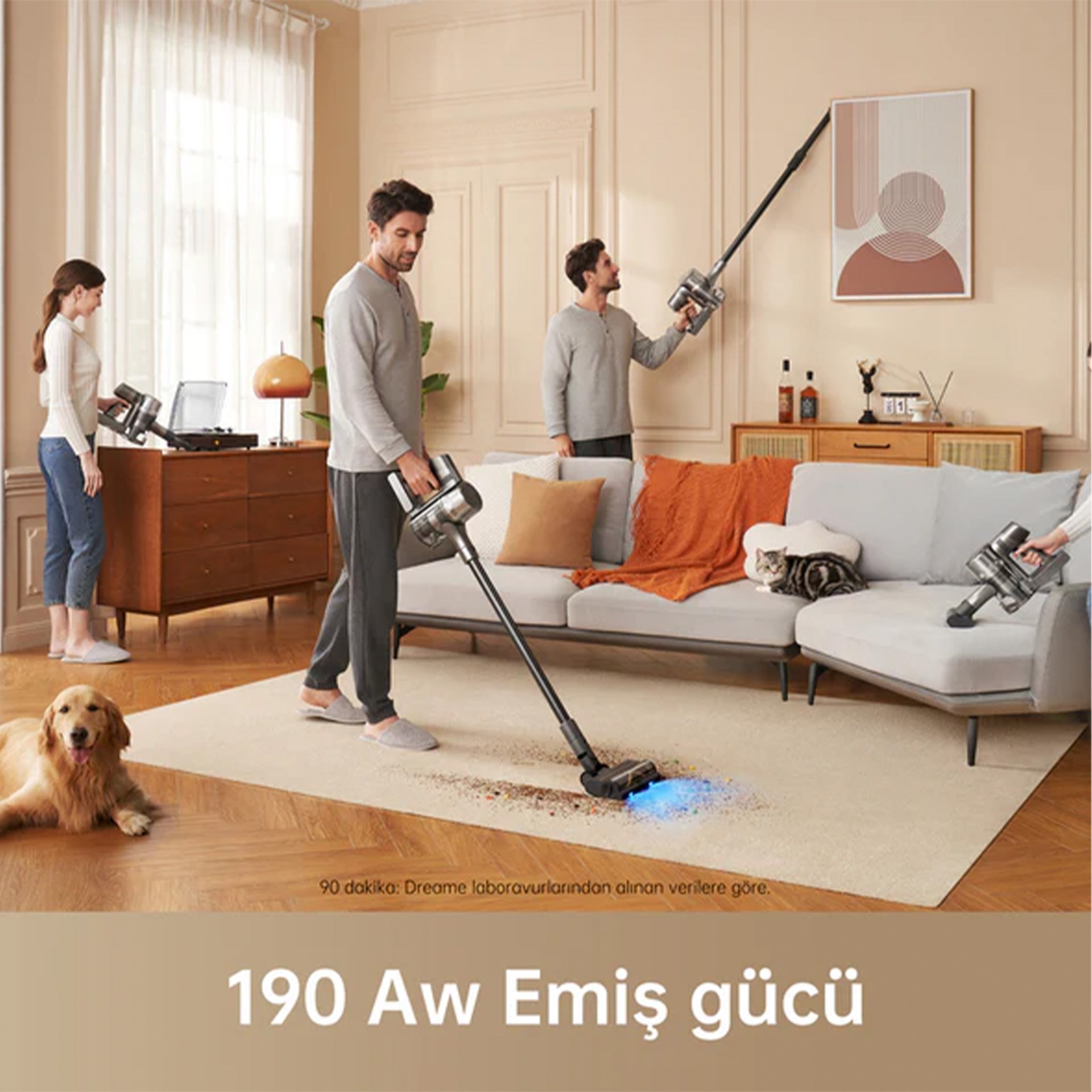 Dreame R20 Şarjlı Dikey Süpürge