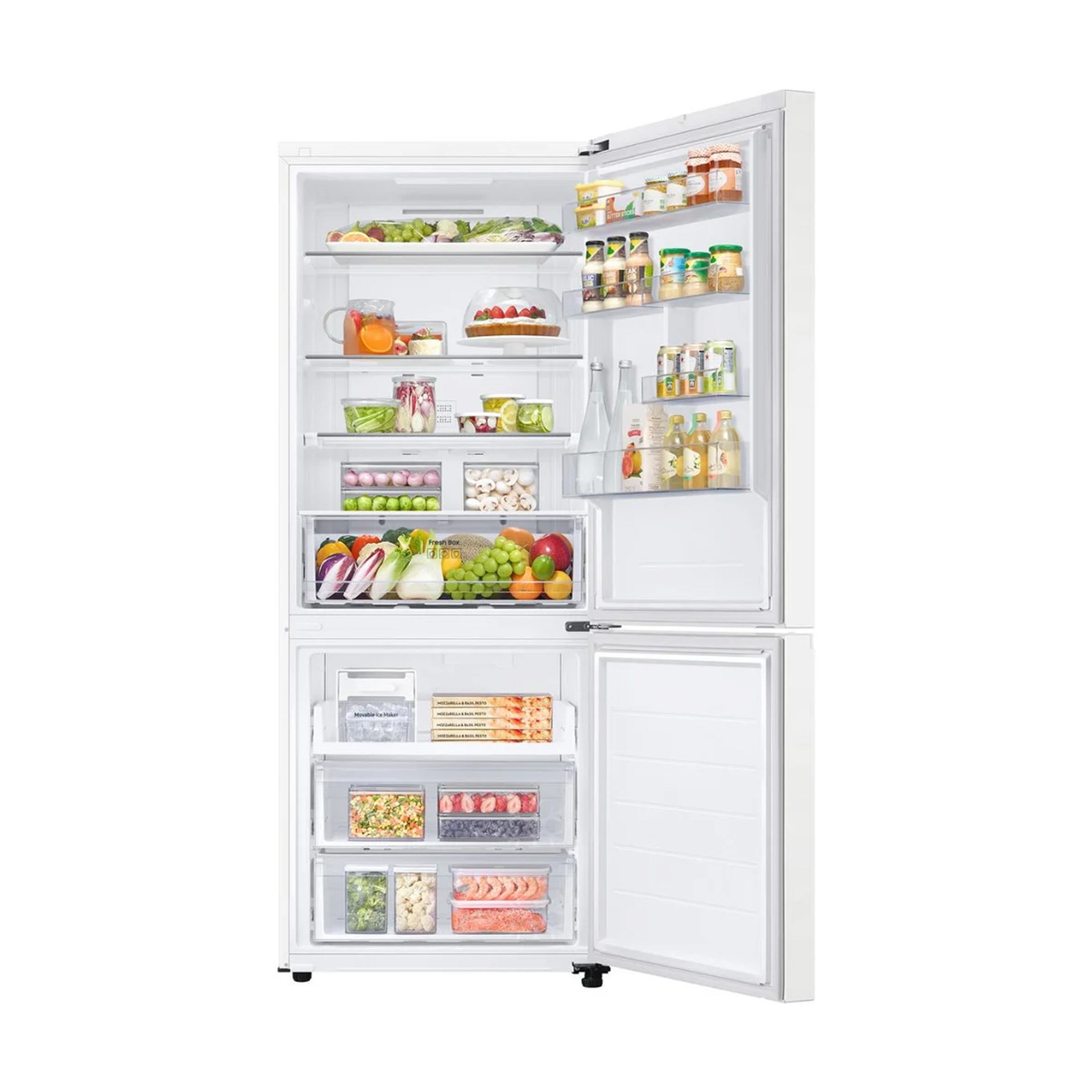 Samsung RB50DG601EWWTR 508 lt E Sınıfı No-Frost Altı Derin Donduruculu Buzdolabı Beyaz