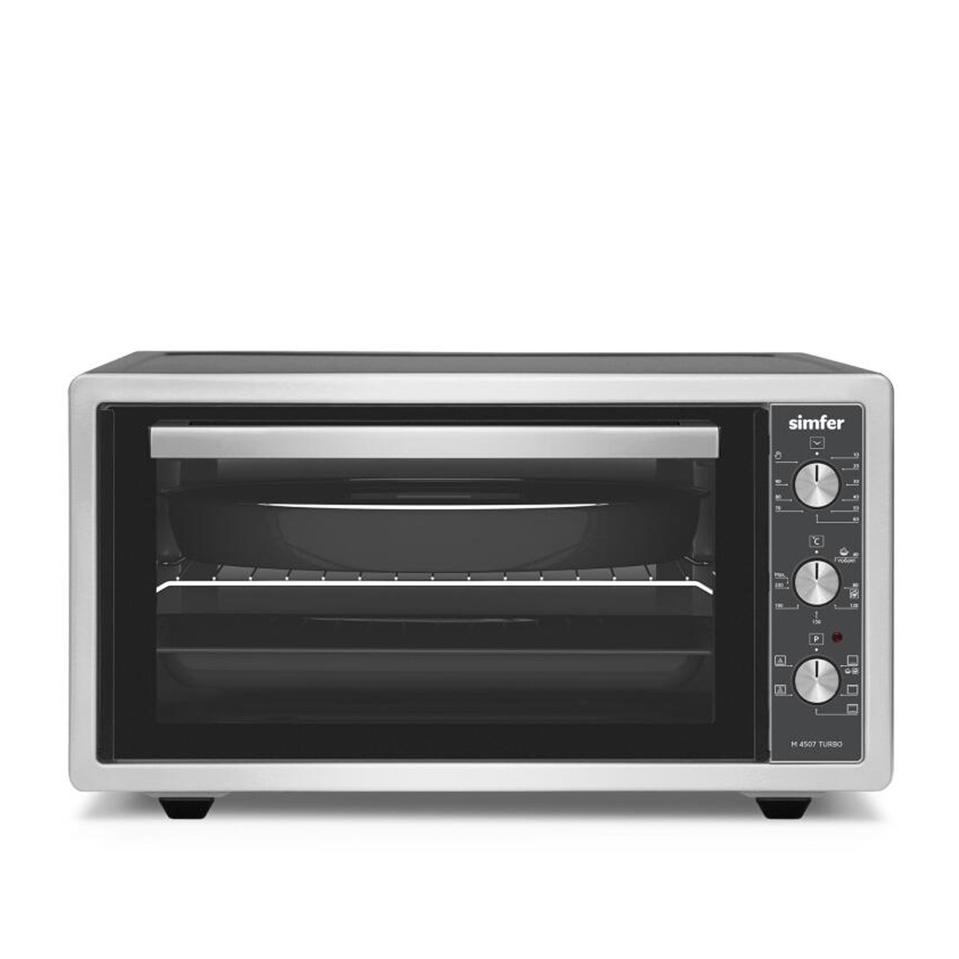 Simfer 4507 45 Lt Turbo Fırın Inox