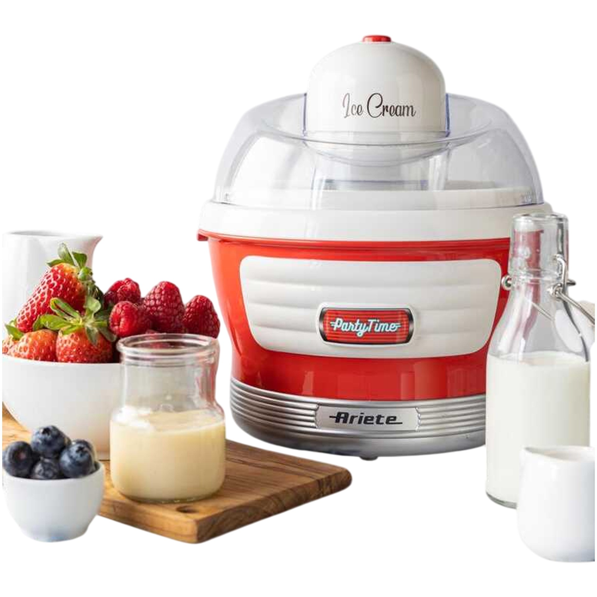 Ariete Party Time Dondurma Makinesi Kırmızı