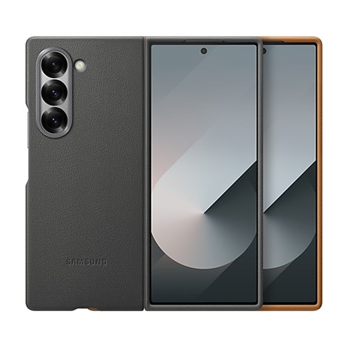 Samsung Galaxy Z Fold 6 Vegan Deri Kılıf Taba | Evkur