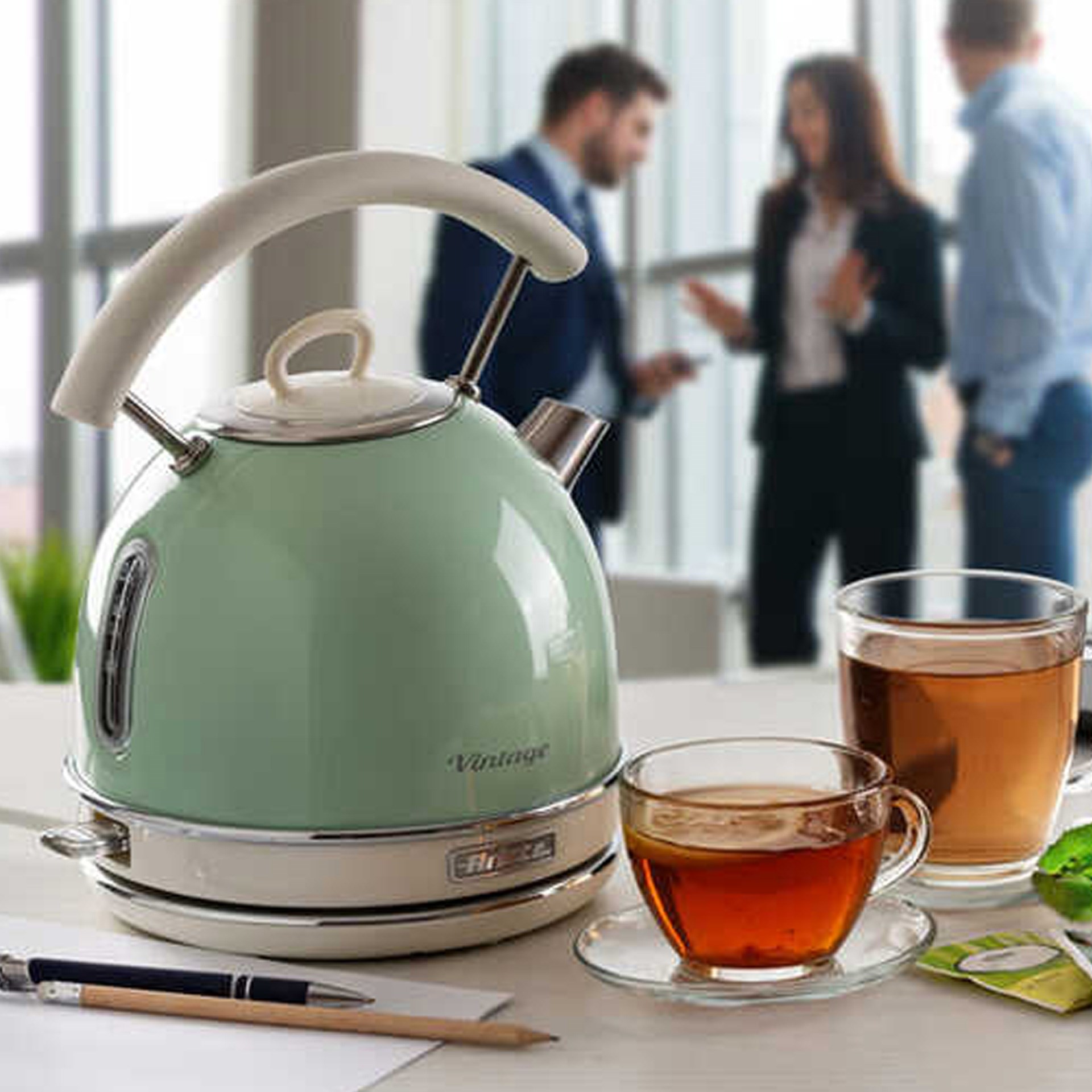 Ariete 2877/04 Vintage Dom Su Isıtıcı Kettle Yeşil