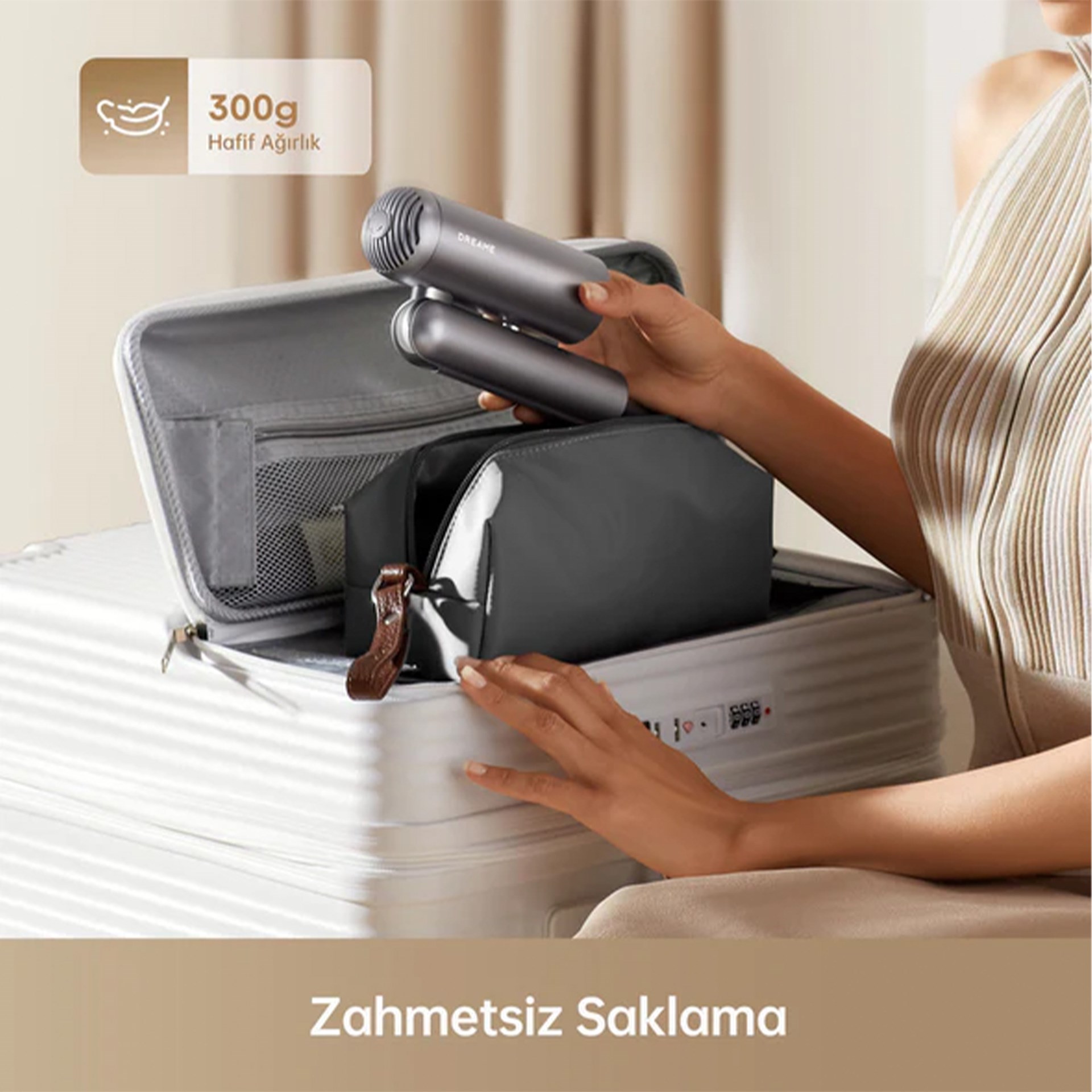Dreame Hair Pocket Saç Kurutma Makinesi Gray
