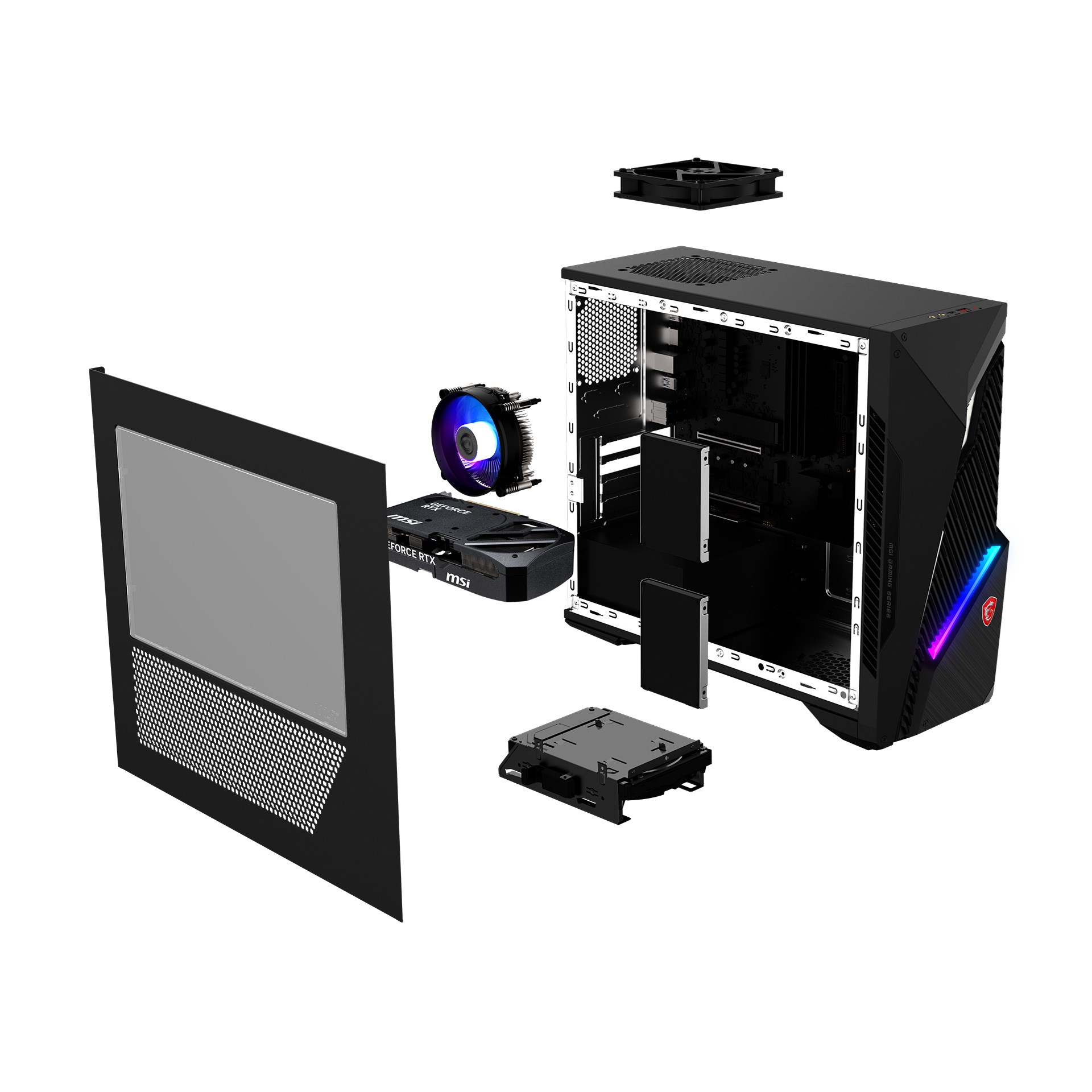 MSI MAG INFINITE S3 14NVP7-101EU i7-14700F 32GB DDR5 1TB SSD RTX 5070 SHADOW 2X 12G W11 GAMING DT PC