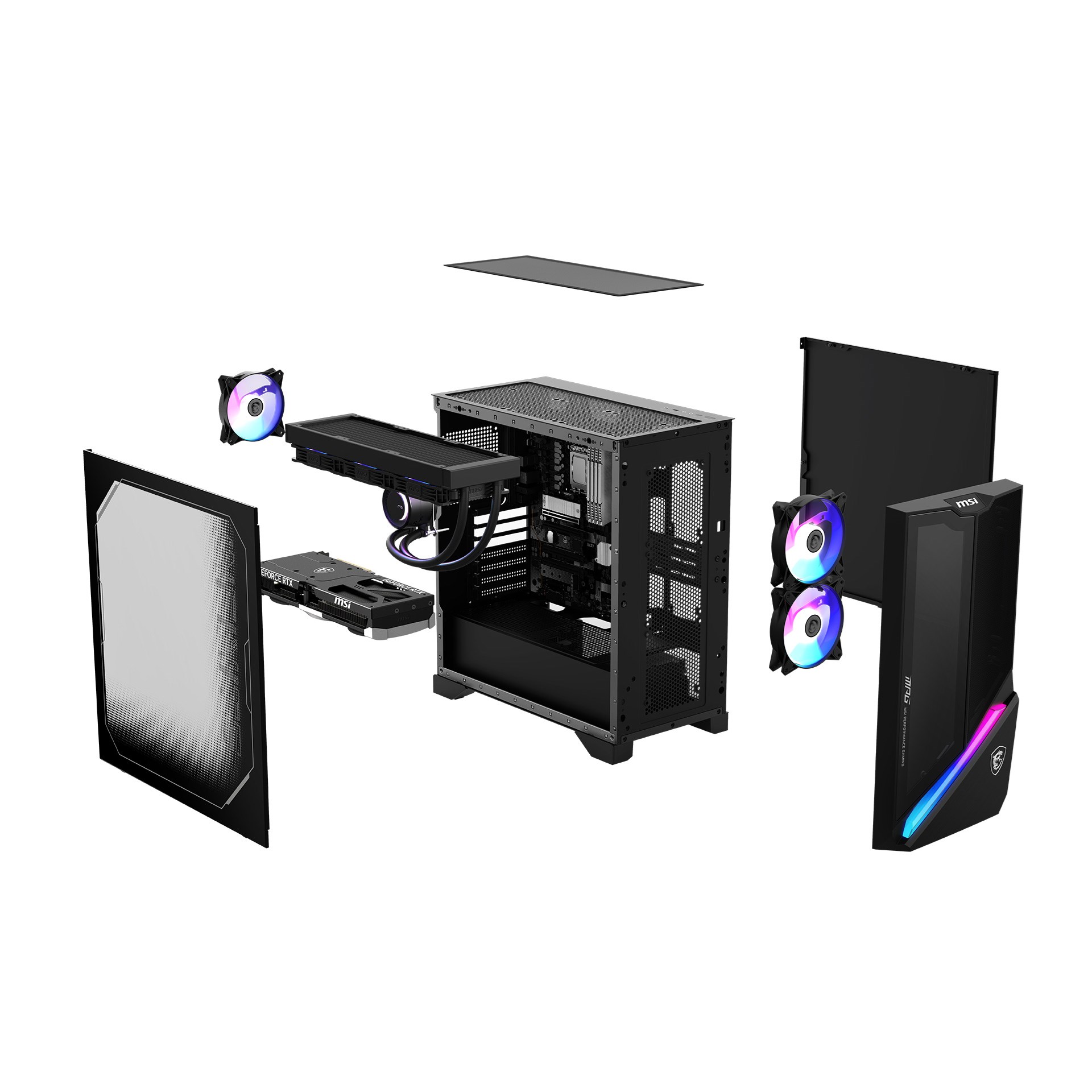 MPG INFINITE X3 AI 2NVR7-230TR ULTRA 7 265K 32GB DDR5 1000GB SSD RTX 5070 Ti VENTUS 3X 16G W11 GAMING DT PC