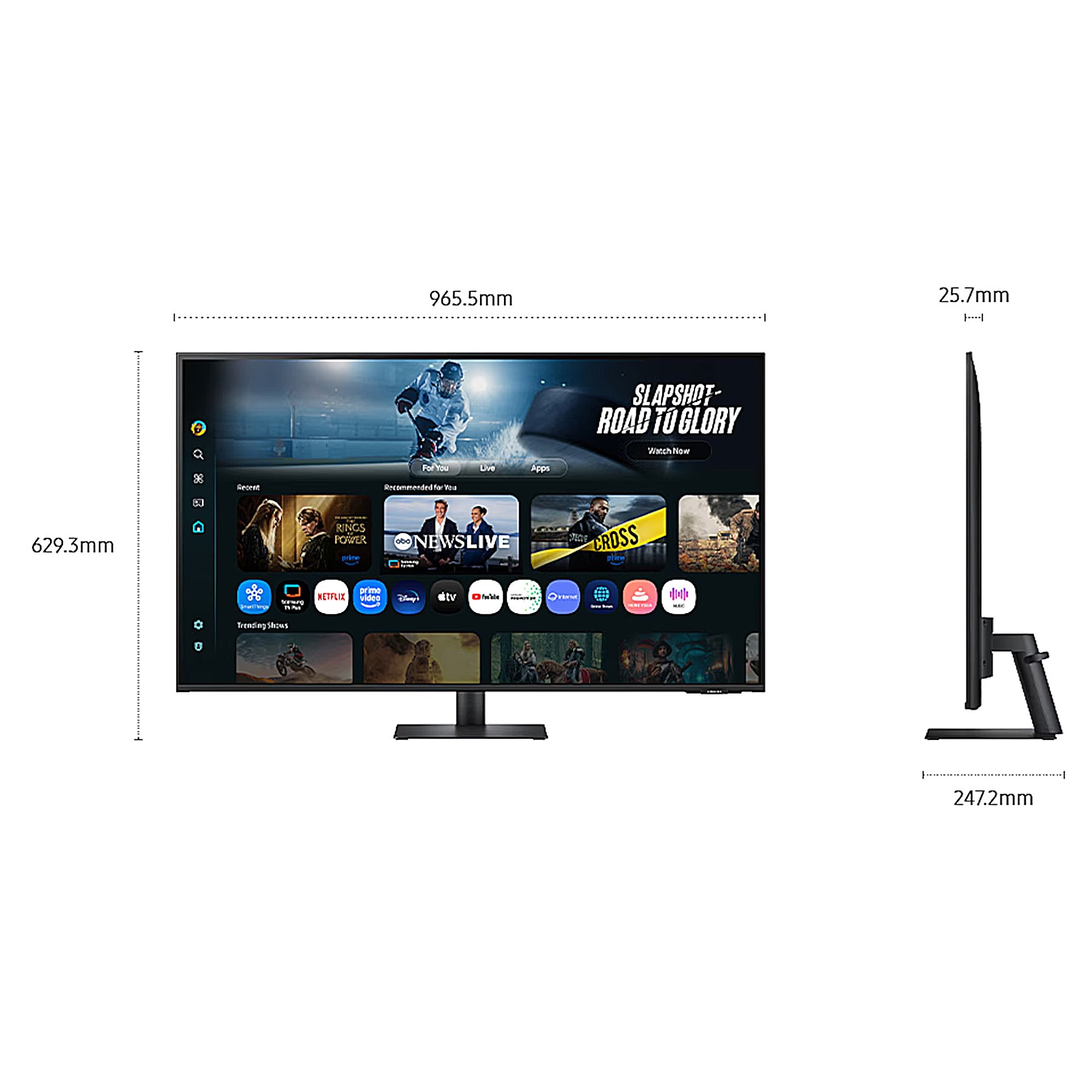 Samsung M7 LS43FM700UUXUF 43" 4 MS 4K 60 HZ Smart Monitör