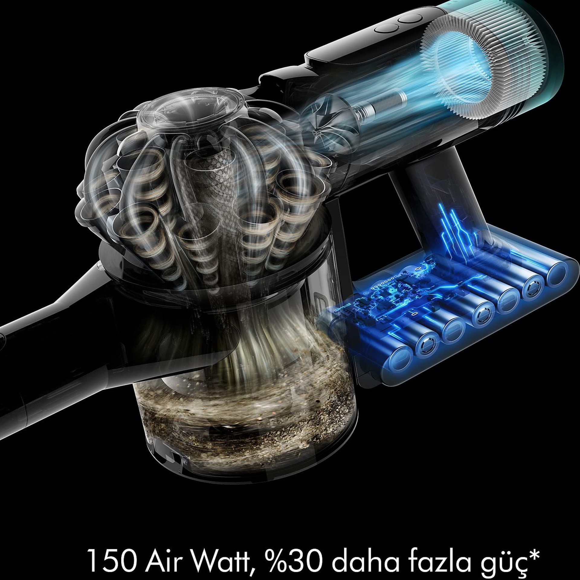 Dyson V10 Konical™ Kablosuz Şarjlı Dikey Süpürge (Anlaşmalı Kredi Kartlarına Peşin Fiyatına 6 Ay Taksit)