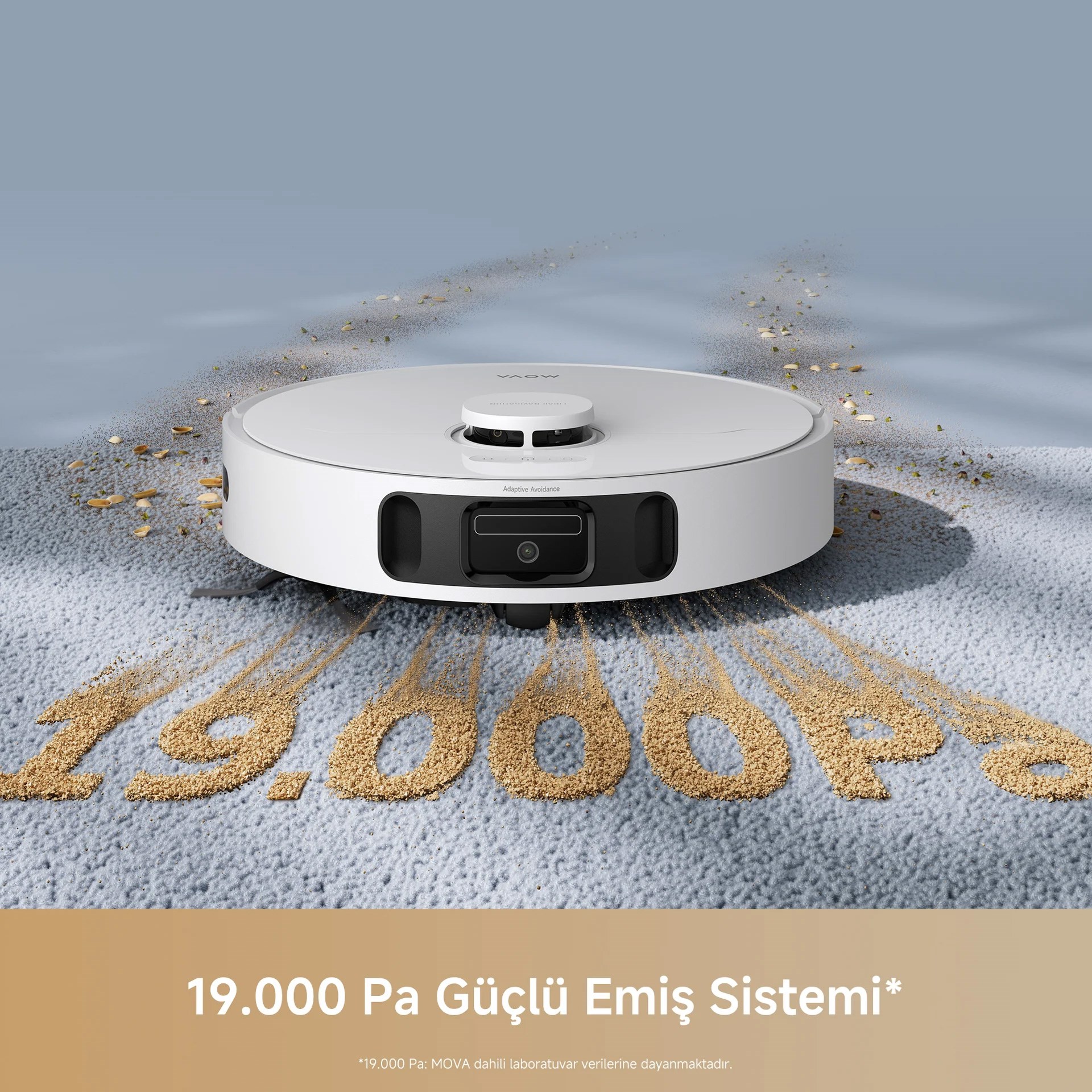Mova E40 Ultra Robot Süpürge Beyaz
