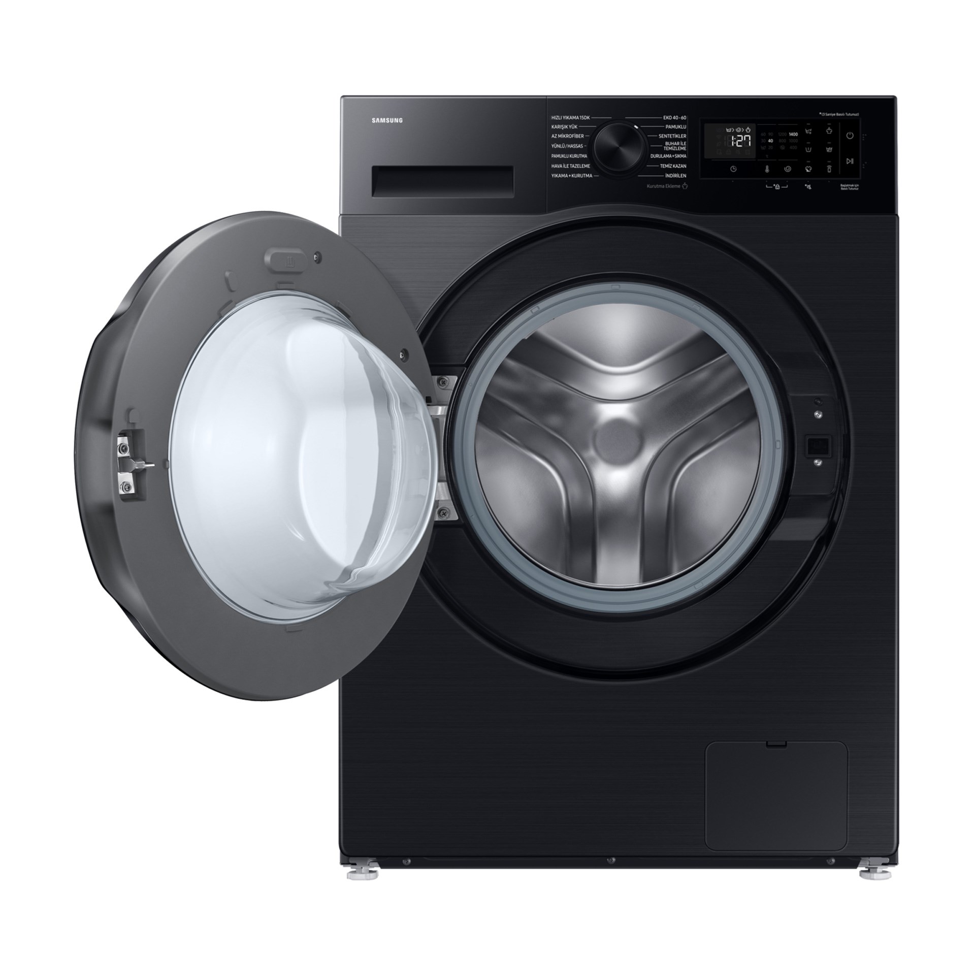 Samsung WD11DG5B15BBAH 11 Kg Yıkama 6 Kg Kurutma 1400 Devir D Sınıf Eco Bubble Kurutmalı Çamaşır Makinesi Siyah