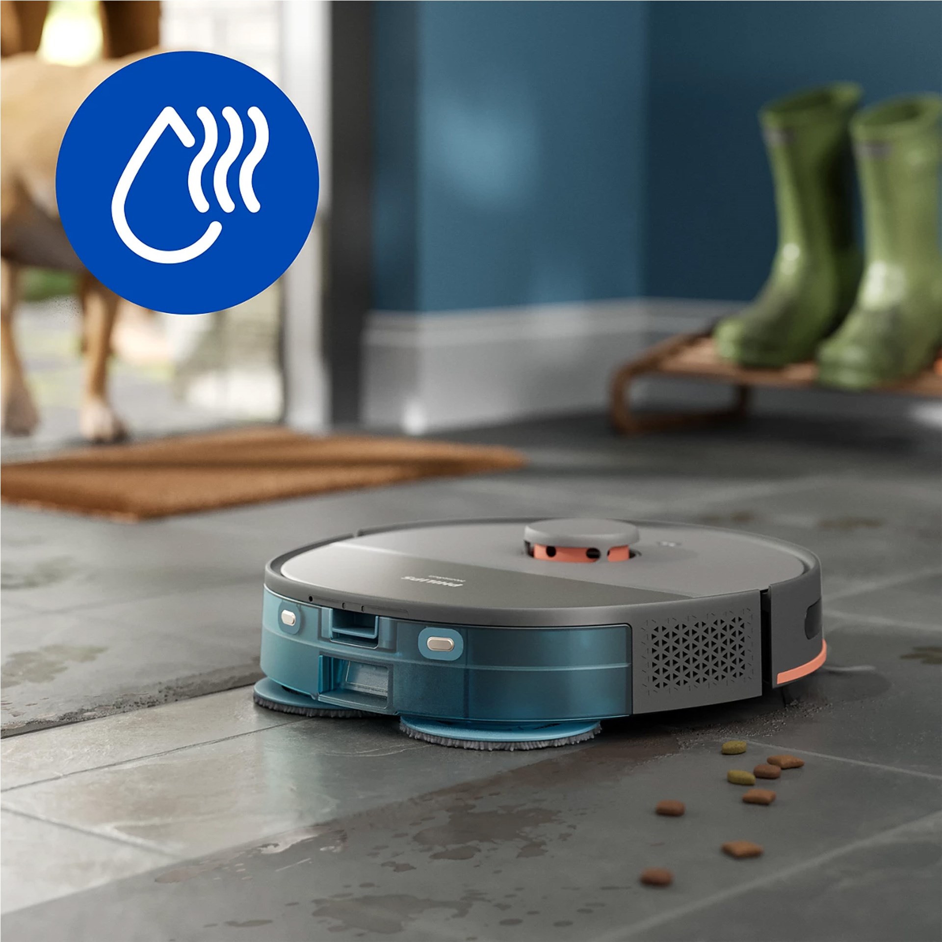 Philips 5000 Serisi Islak ve Kuru Robot Süpürge Kaşmir Grisi
