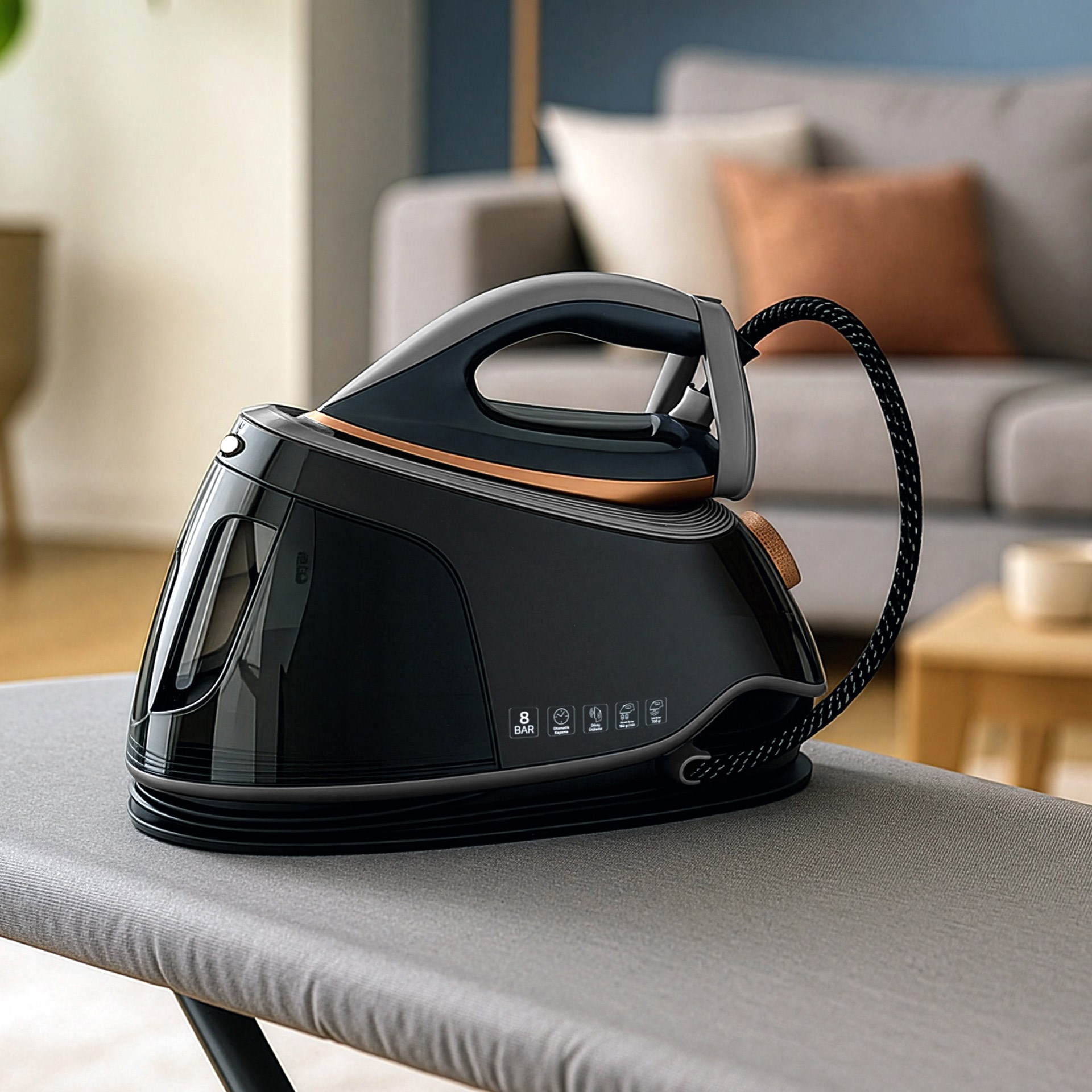 Arzum Steamart Plus Buhar Kazanlı Ütü Gri