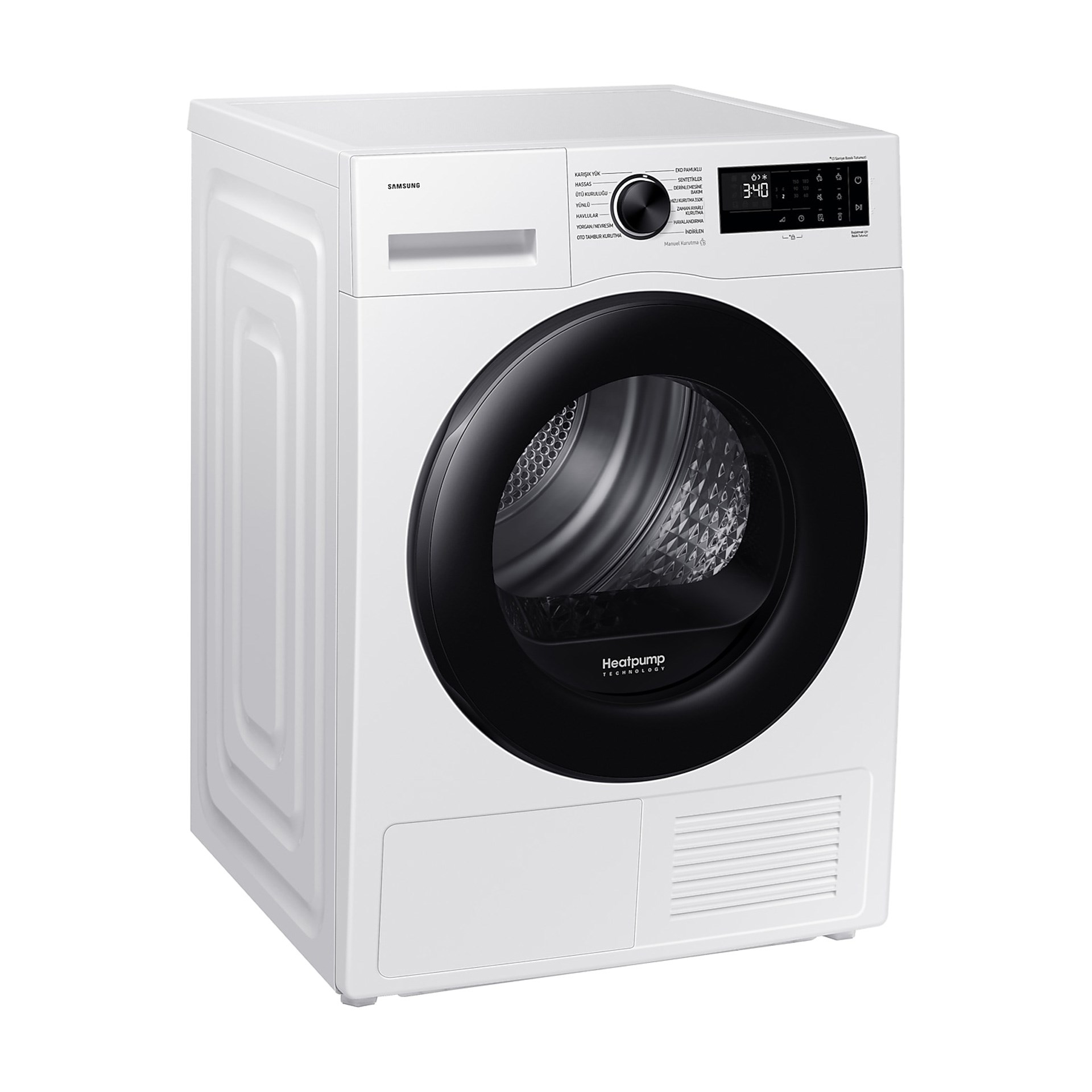Samsung DV10DG54A0AEAH 10 Kg C Sınıfı Çamaşır Kurutma Makinesi Beyaz