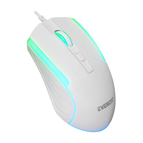 Everest KM-198 Luminax Beyaz Gökkuşağı Aydınlatmalı | Evkur