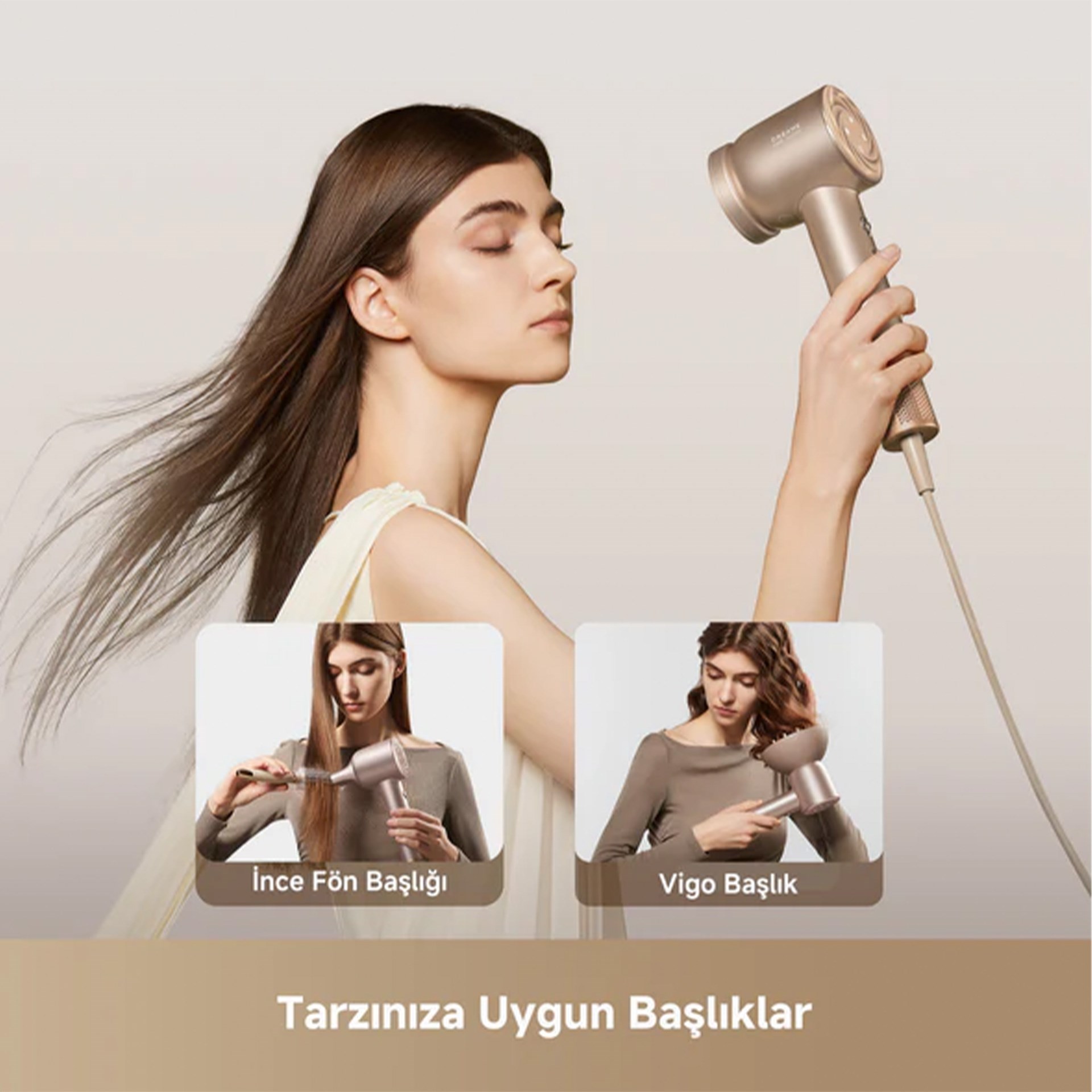 Dreame Glory Mix Gold Saç Kurutma Makinesi Golden