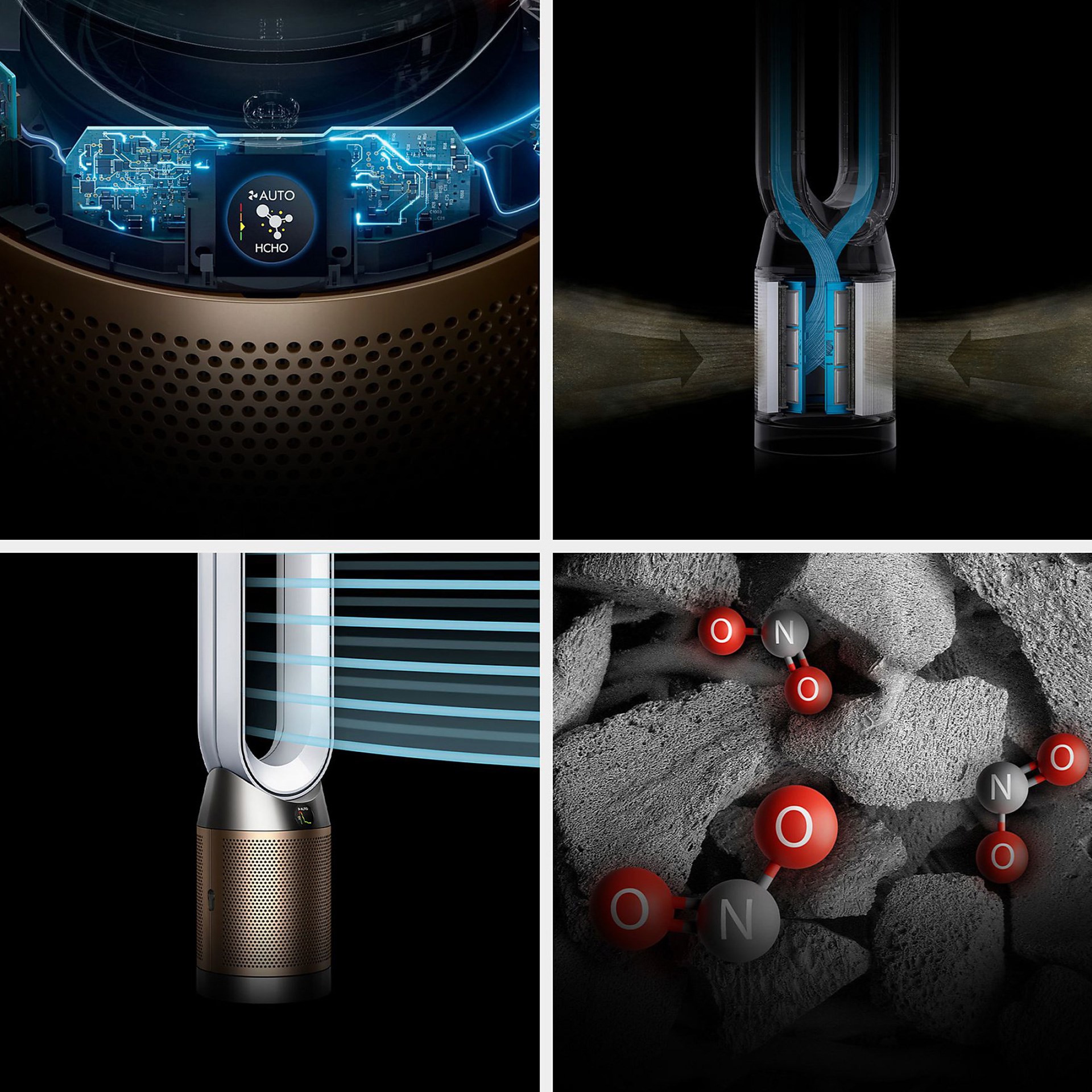 Dyson Purifier Cool Pc2 De-nox Hava Temizleme Cihazı (Anlaşmalı Kredi Kartlarına Peşin Fiyatına 6 Ay Taksit)