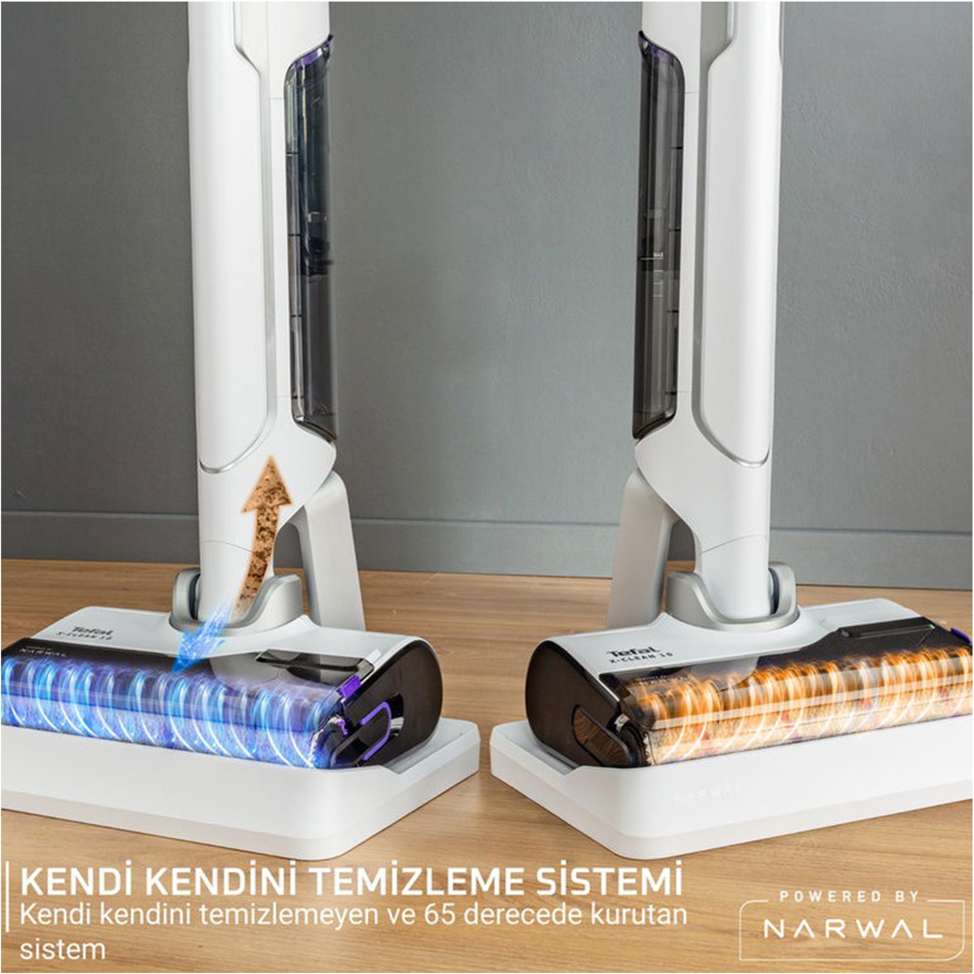 Tefal X-Clean 10 Islak-Kuru Kablosuz Dikey Süpürge