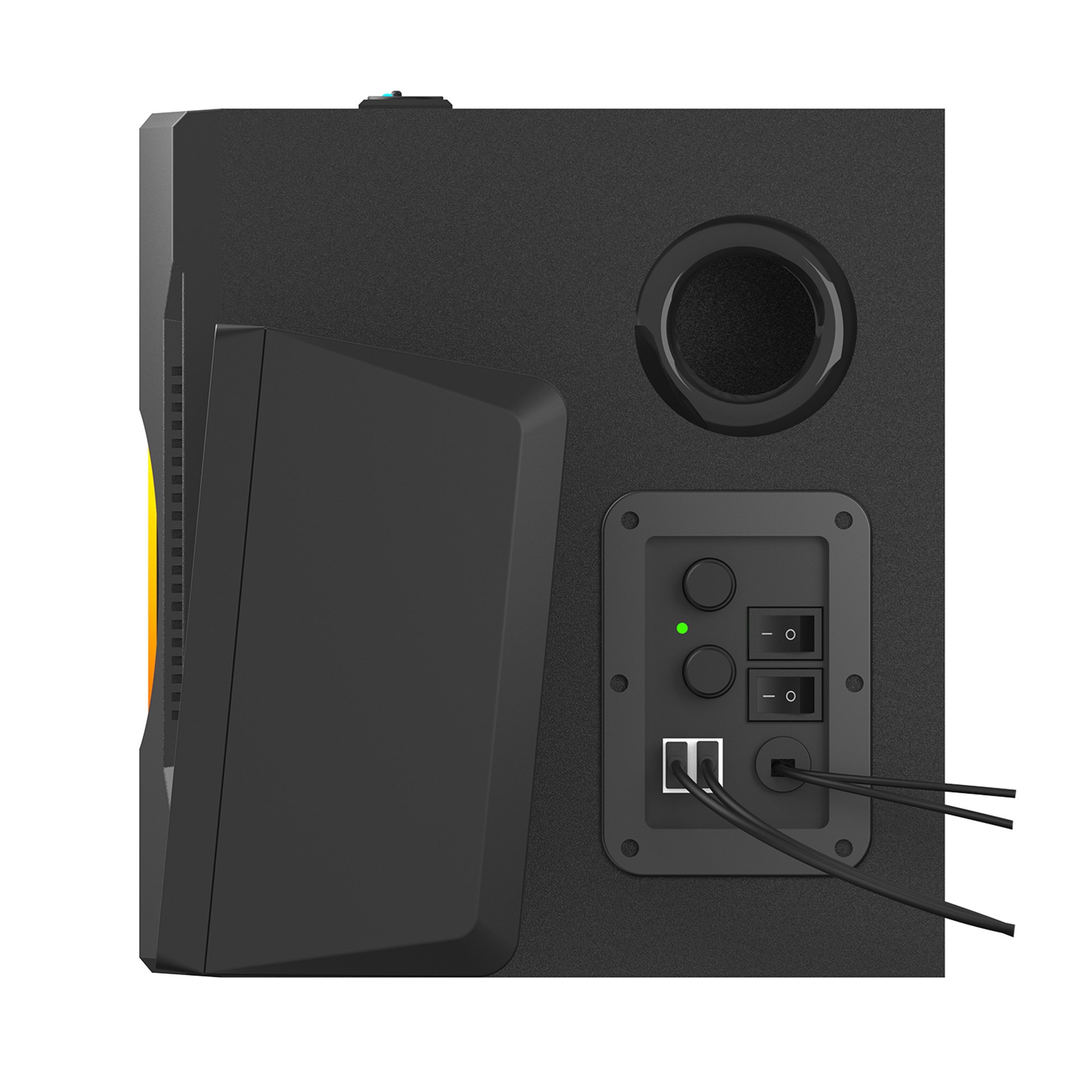 Mikado MD-254 2+1 25W (5W*2+15W) USB+SD+FM BT Destekli Rgb Ses Sistemi