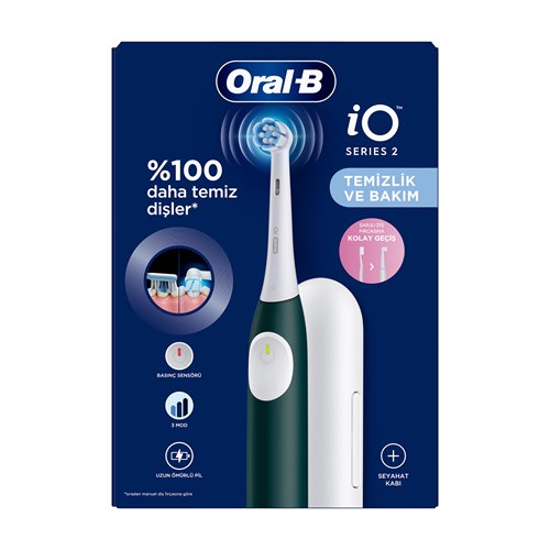 Oral-B iO 2 Yeşil Şarjlı Diş Fırçası | Evkur