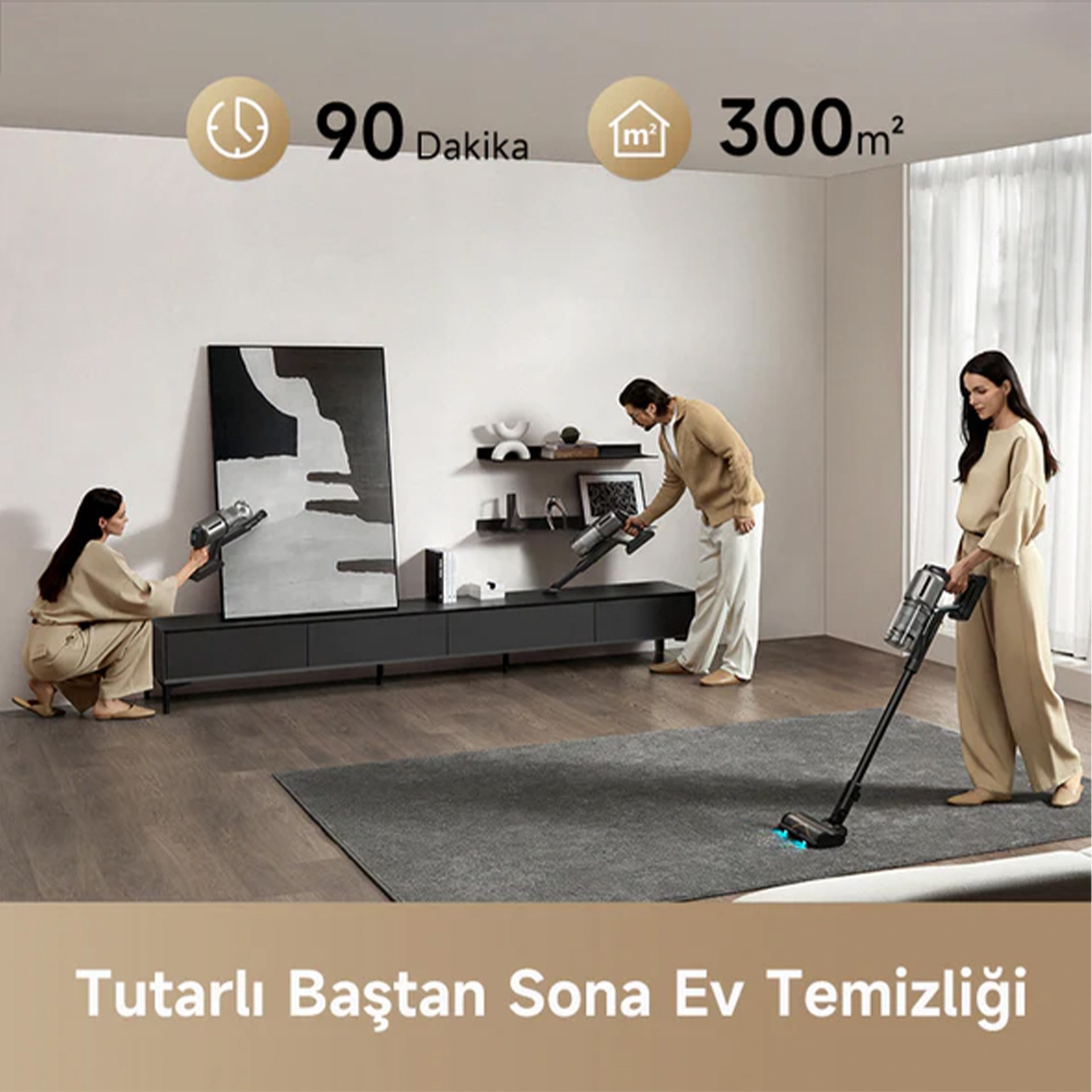 Dreame Z30 Şarjlı Dikey Süpürge