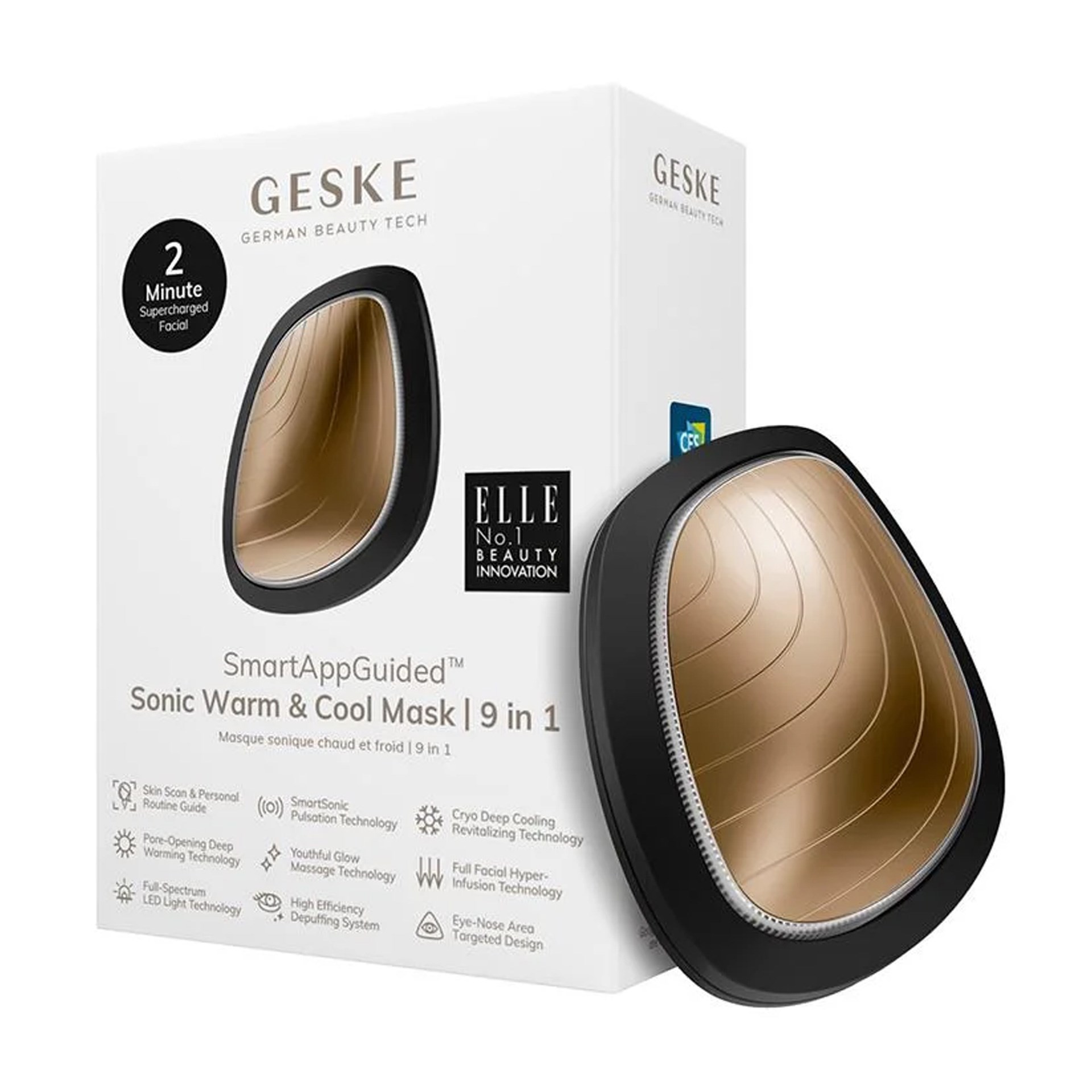 Geske Sonic Sıcak Ve Soğuk Maske 9u 1 Arada Siyah