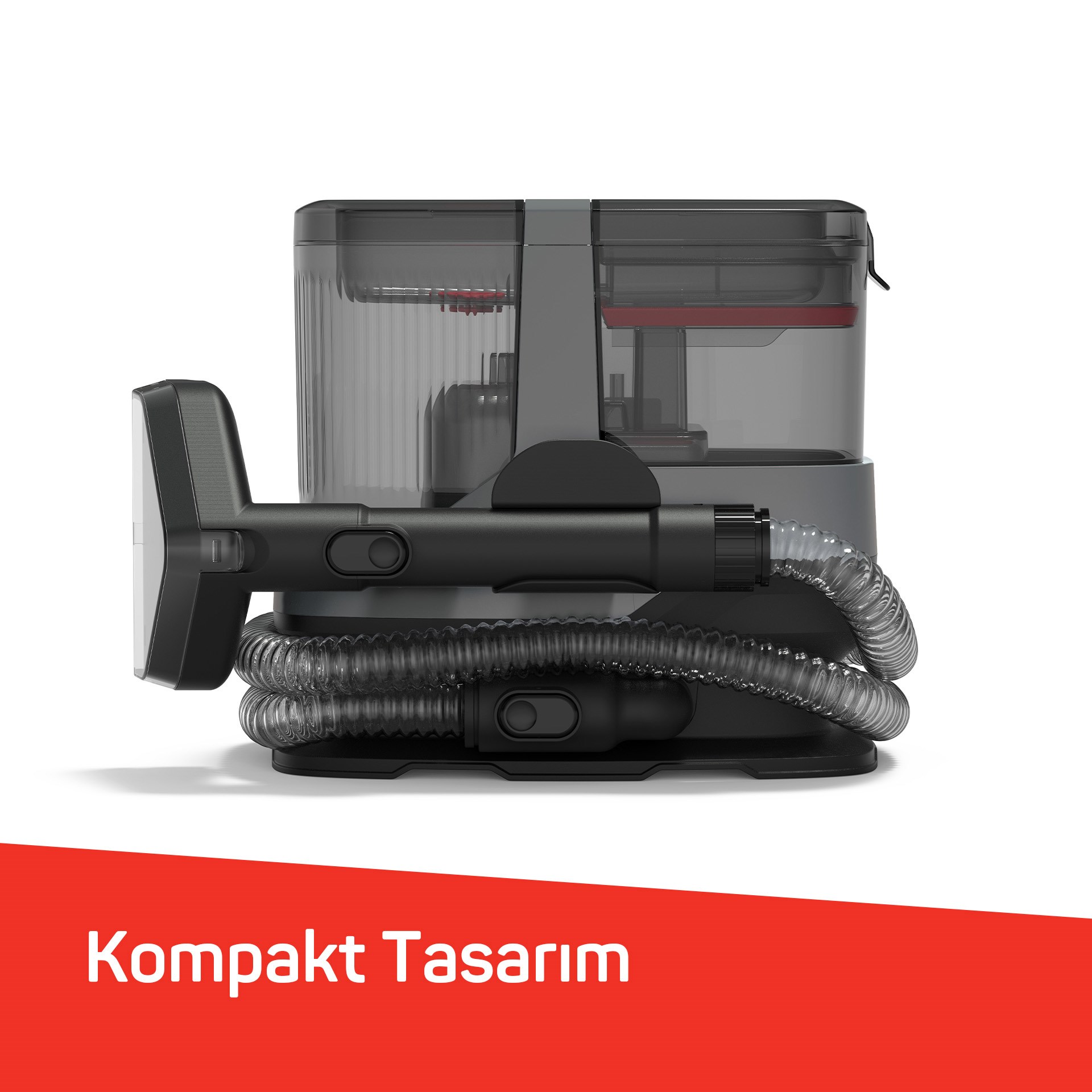 Arzum Hydrosteam Buharlı Temizleyici ve Leke Çıkarıcı Gri